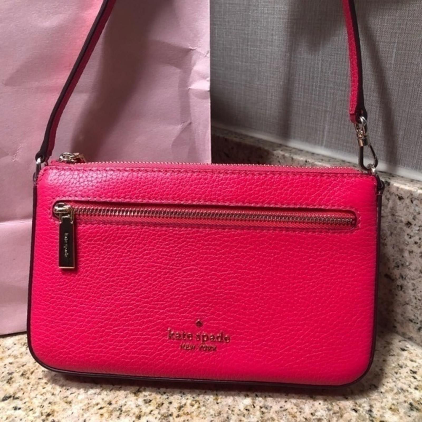 Kate Spade Kate Spade Pink Leather Multi Purpose Convertible Bag Size ONE SIZE - 2 Thumbnail