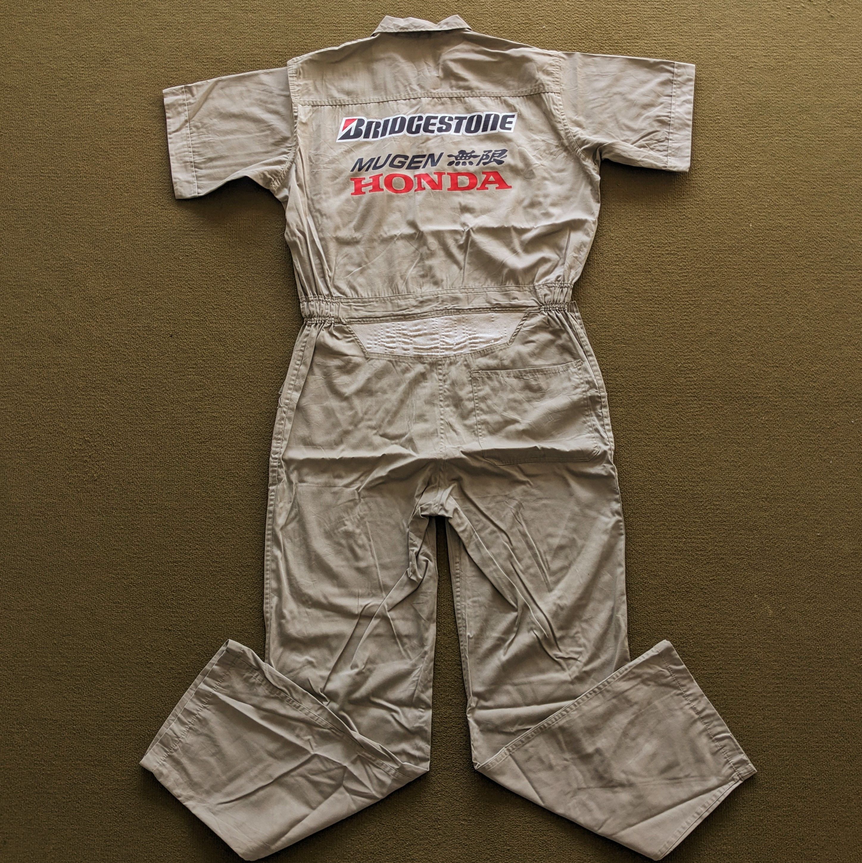Japanese Brand BRIDGESTONE HONDA Motorsports Coverall Custom Jacket Size US M / EU 48-50 / 2 - 1 Thumbnail