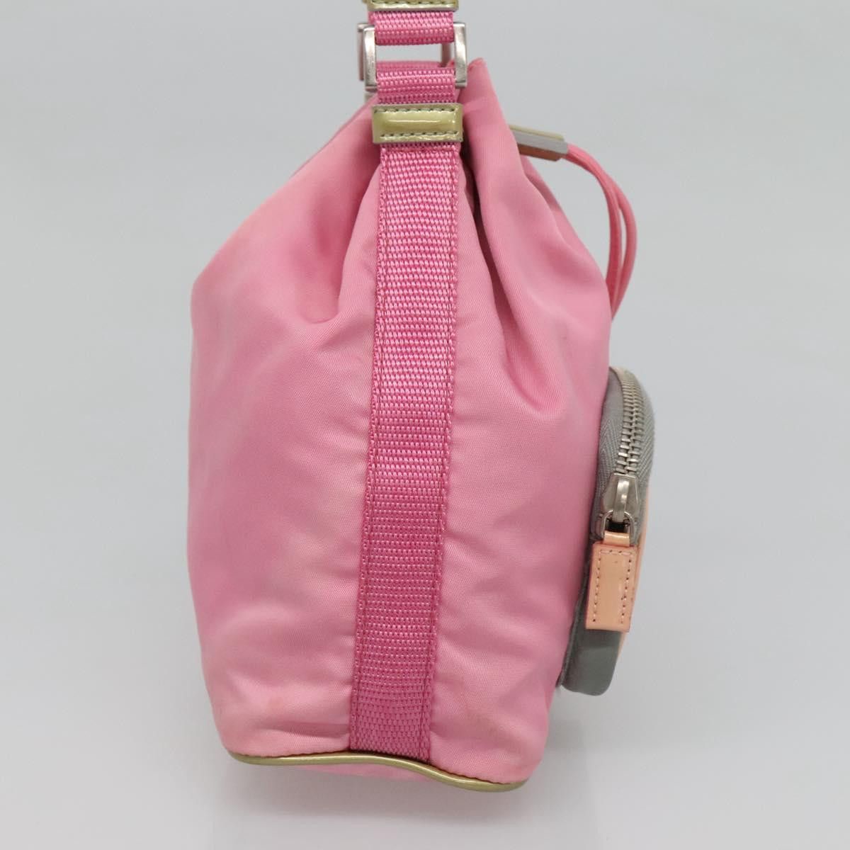 Prada PRADA Hand Bag Nylon Pink Silver Size ONE SIZE - 4 Thumbnail