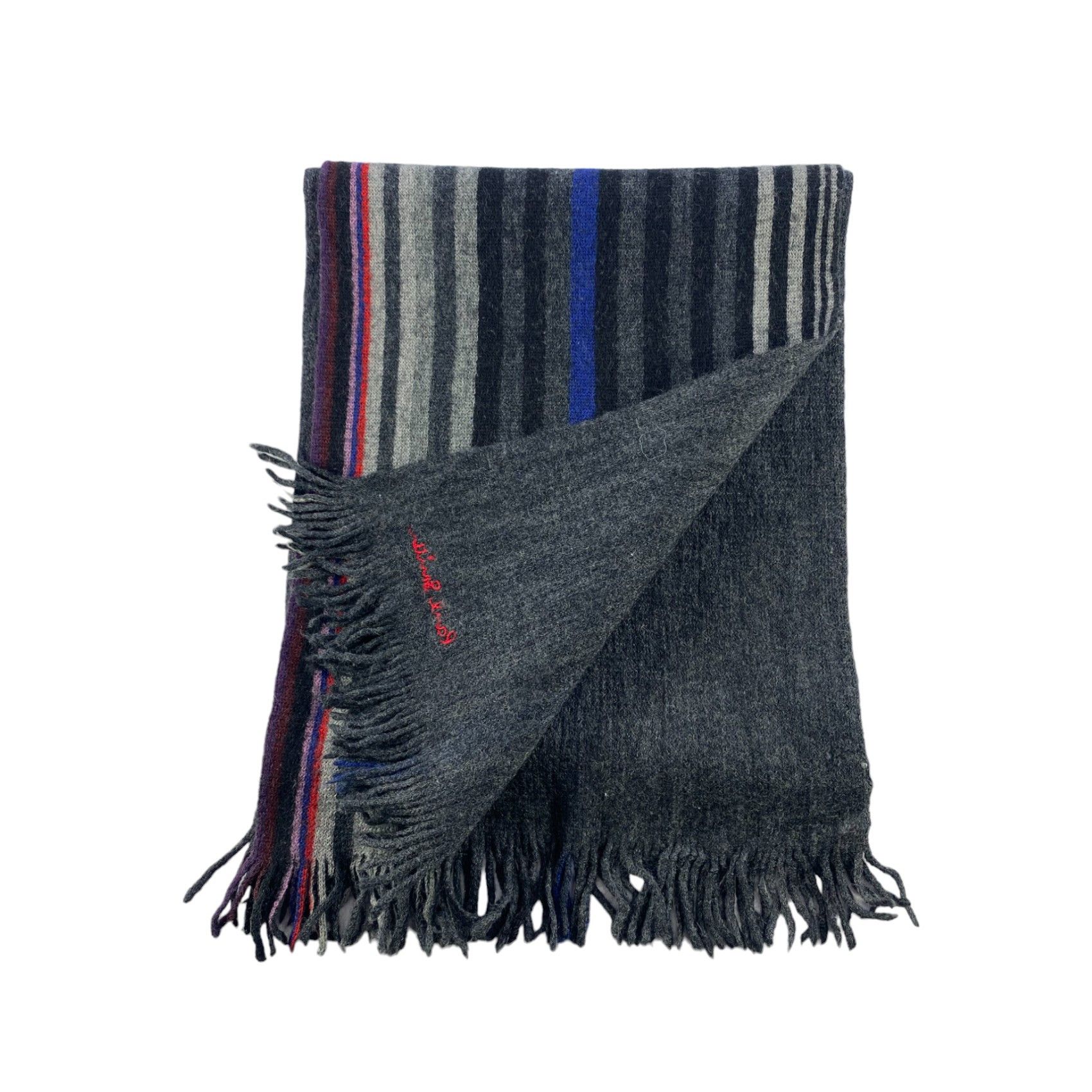 Paul Smith × Vintage Paul Smith Scarf / Muffler / Neckwear - WW1832 Size ONE SIZE - 5 Thumbnail