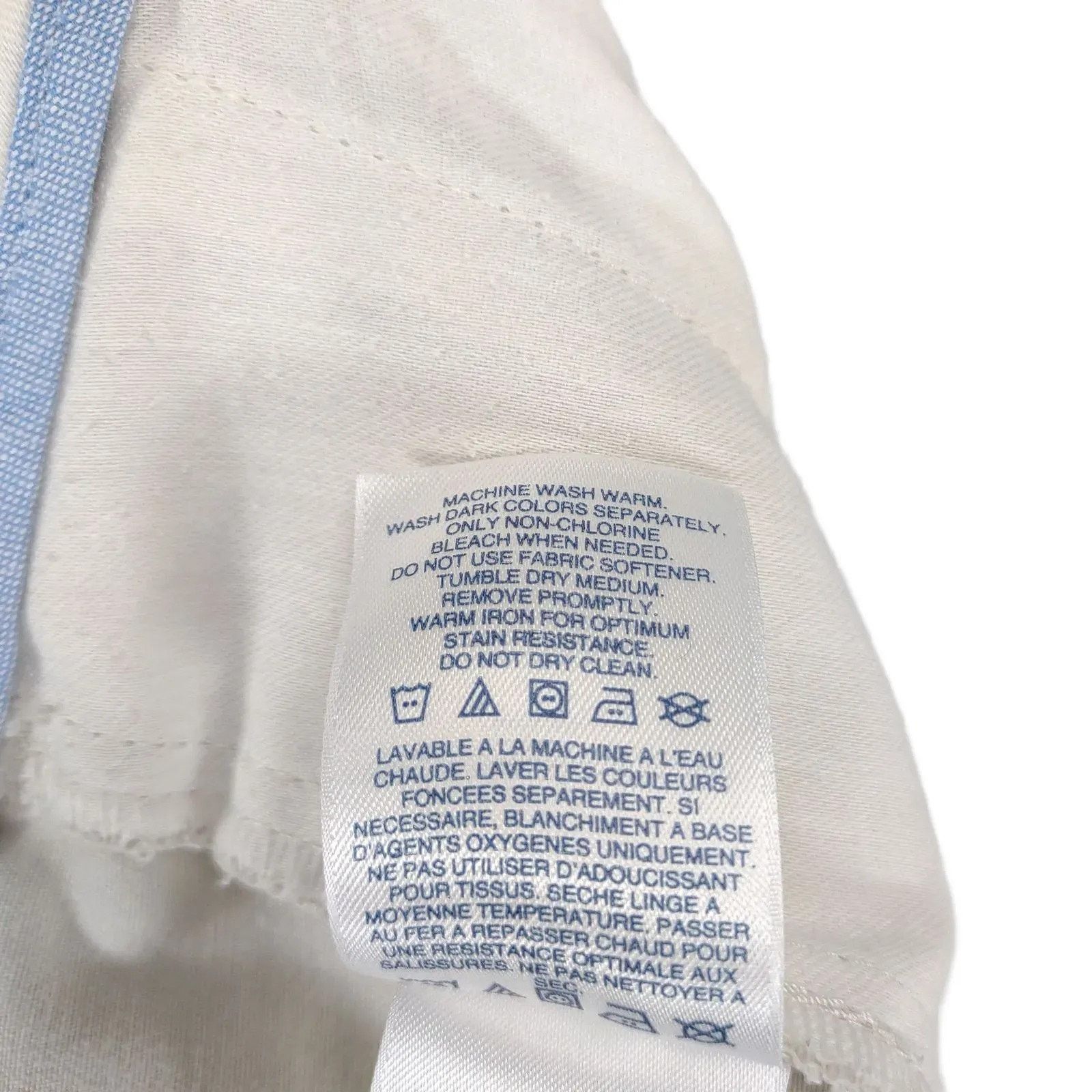 Lands' End Lands' End Traditional Fit Men's Khaki Pleated Chino Shorts Size US 36 / EU 52 - 7 Thumbnail