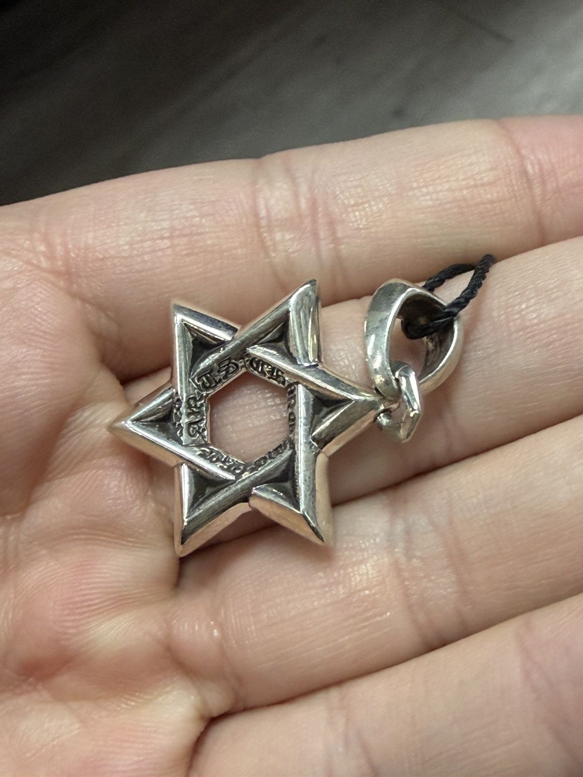 Chrome Hearts Chrome Hearts Star of David Pendant Silver Size ONE SIZE - 2 Thumbnail