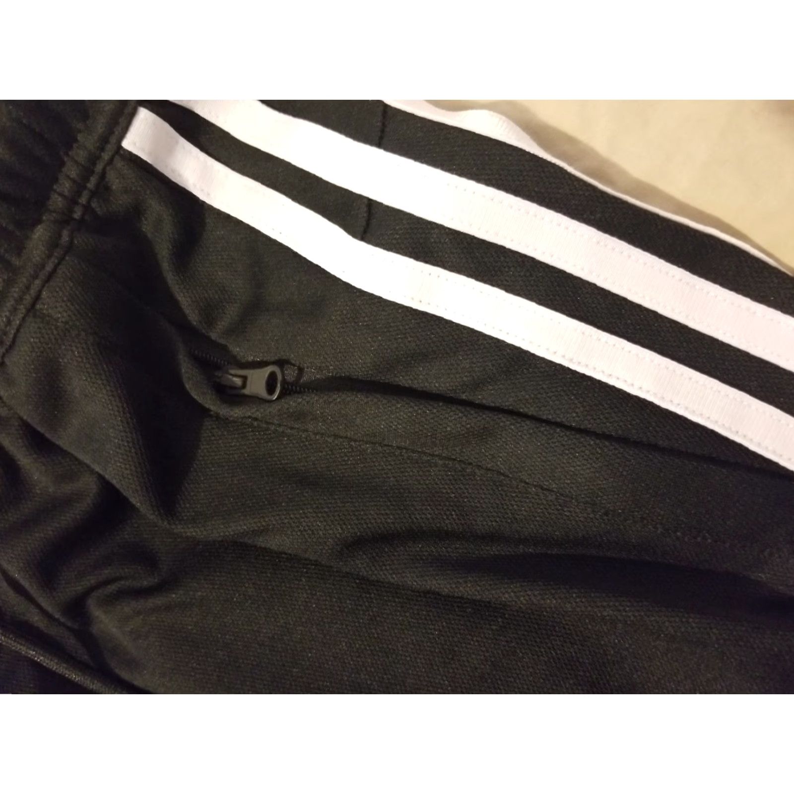 Adidas adidas Shorts Mens Athletic S Black Gym Workout Sports Pockets Elastic Drawstring Regular Size US 29 - 4 Thumbnail