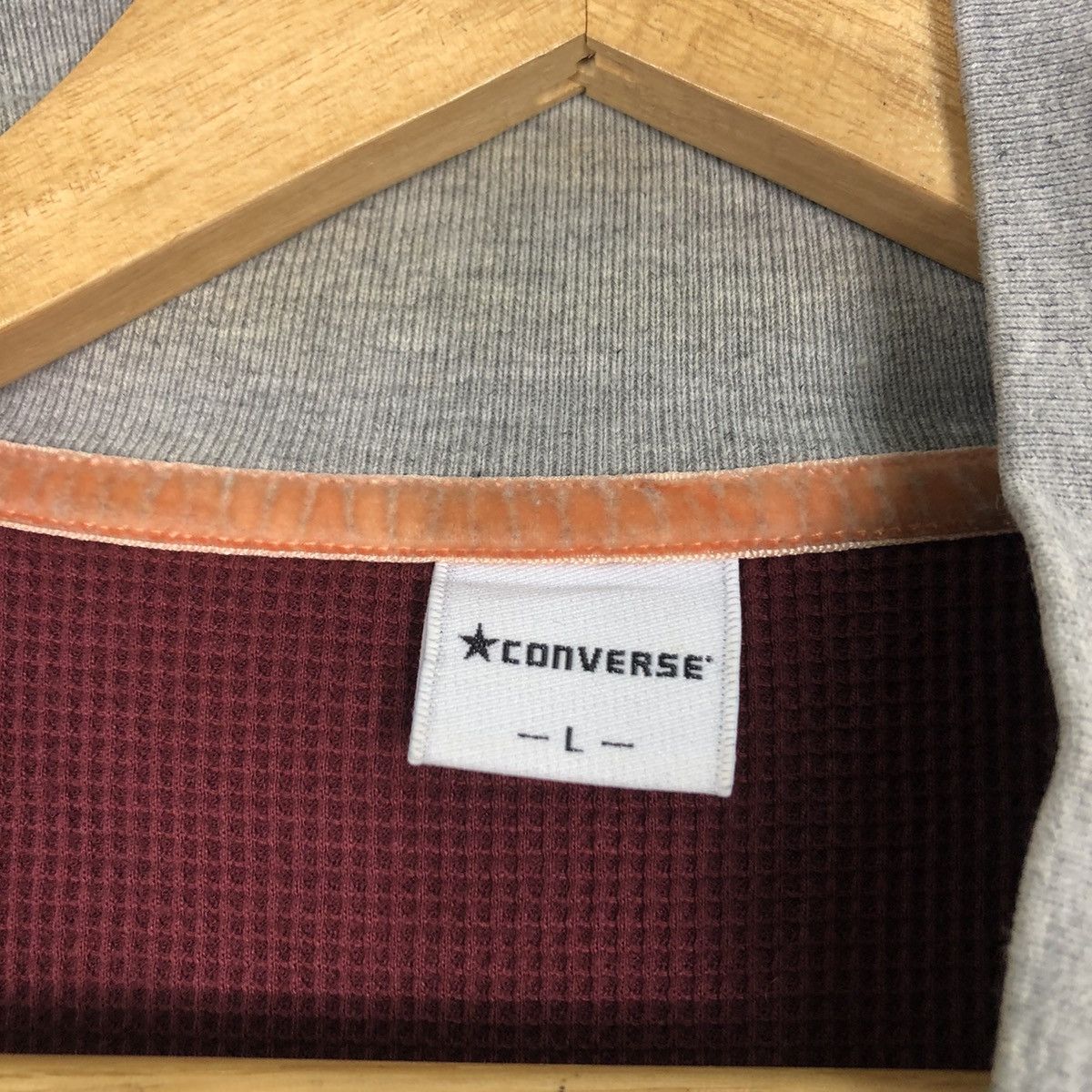 Converse × Vintage Converse Sweater Vintage Long Sleeve Rare Small Size US M / EU 48-50 / 2 - 16 Thumbnail