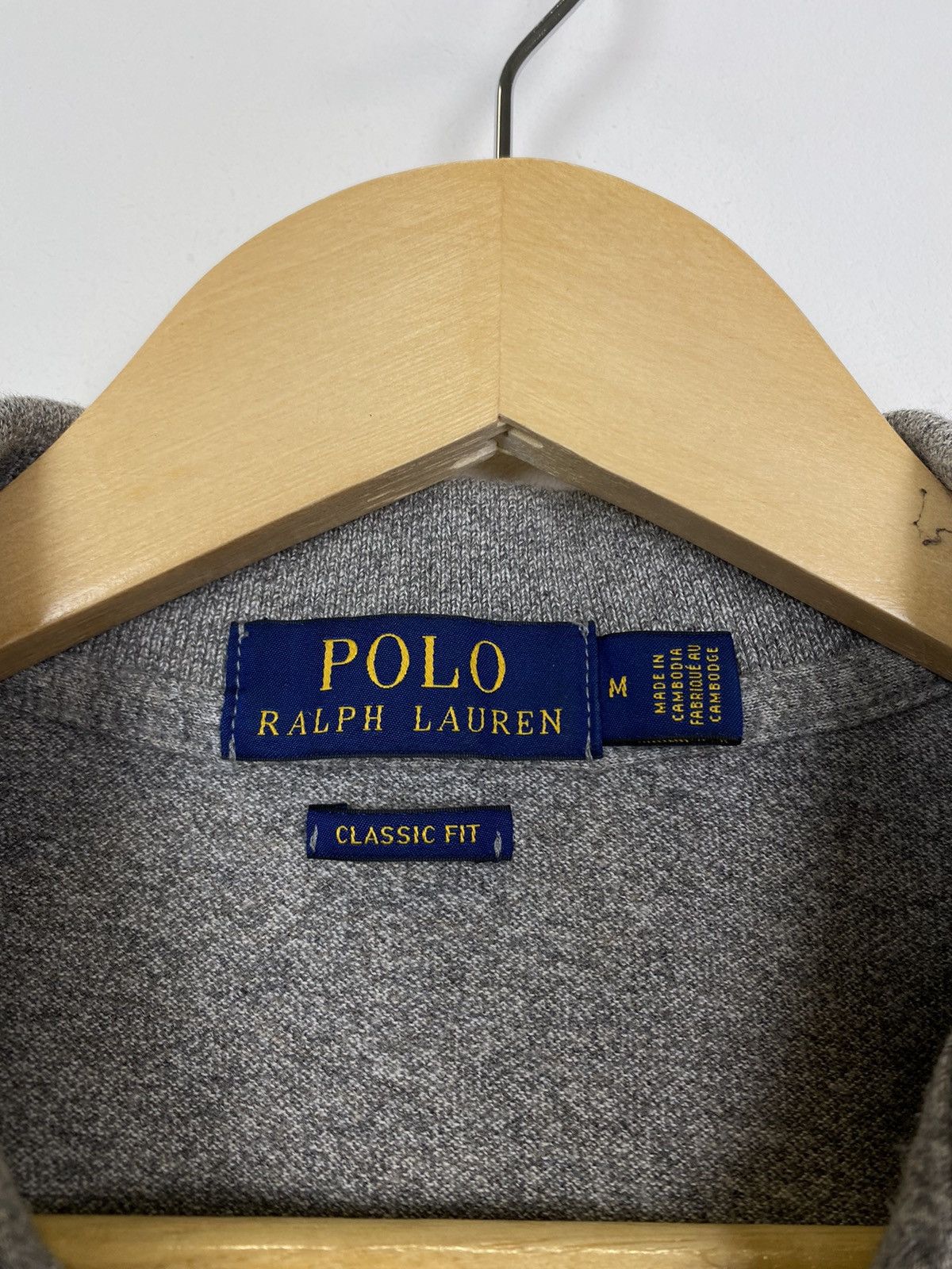 Polo Ralph Lauren Ralph Lauren Classic Fit Polo Shirt Buttons-Up Size M Grey Size US M / EU 48-50 / 2 - 4 Thumbnail
