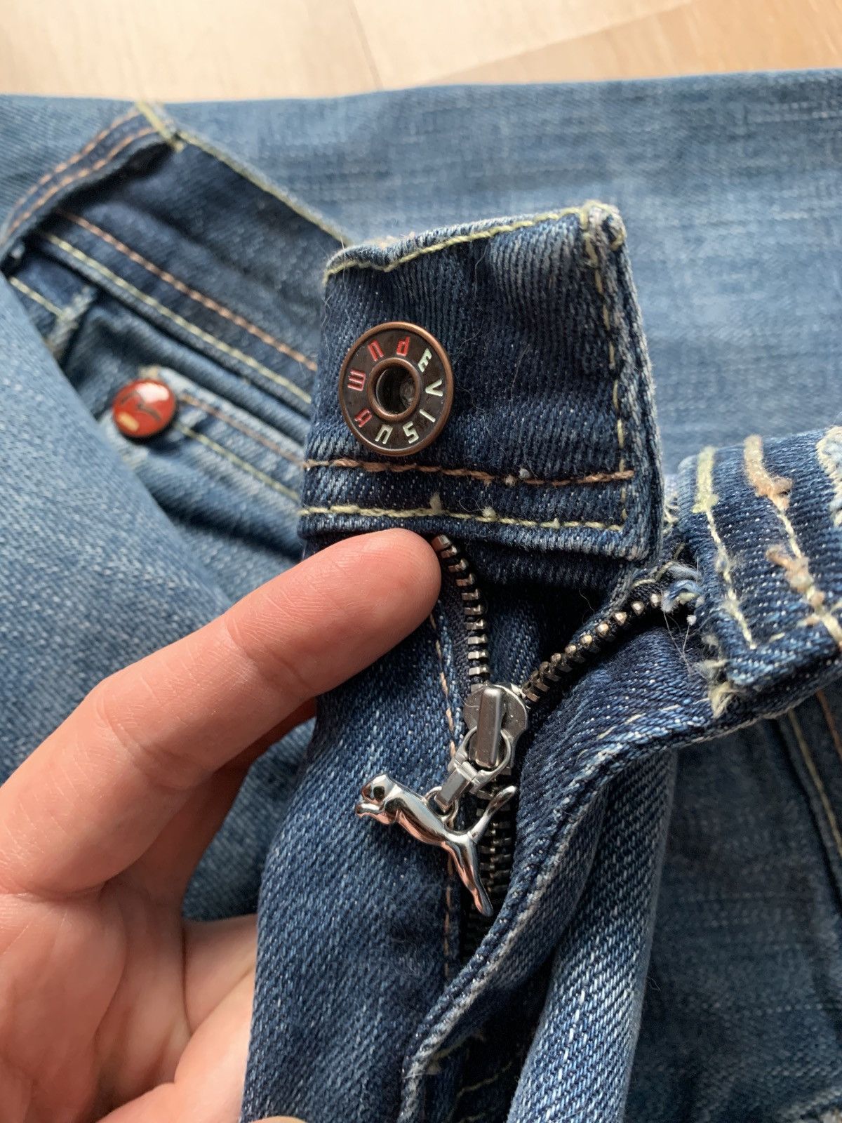Evisu × Puma Puma X Evisu Womens Jeans Size 28 Size 28" / US 6 / IT 42 - 7 Thumbnail