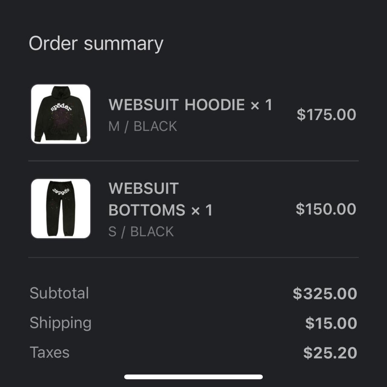 Sp5der Sp5der black web hoodie Size US M / EU 48-50 / 2 - 4 Thumbnail
