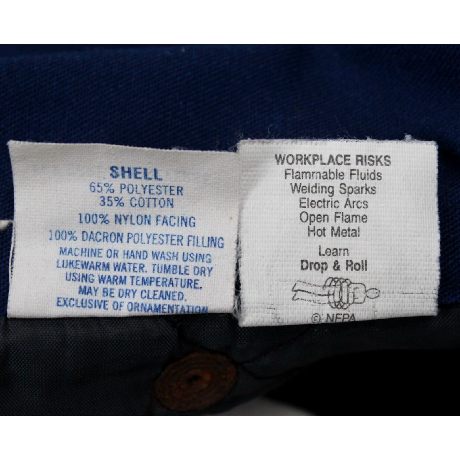 Vintage Men's VTG 70s Blue Kerr Mcgee Work Jumpsuit Sz L 1970s Petroliana Coveralls Size US 40 / EU 56 - 4 Thumbnail