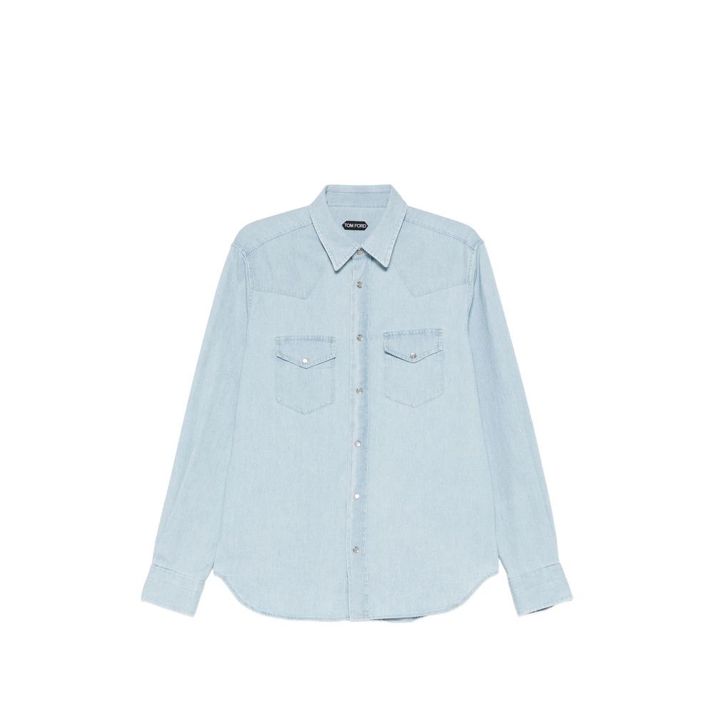 Tom Ford Tom Ford BLUE Shirts Size US L / EU 52-54 / 3 - 1 Thumbnail