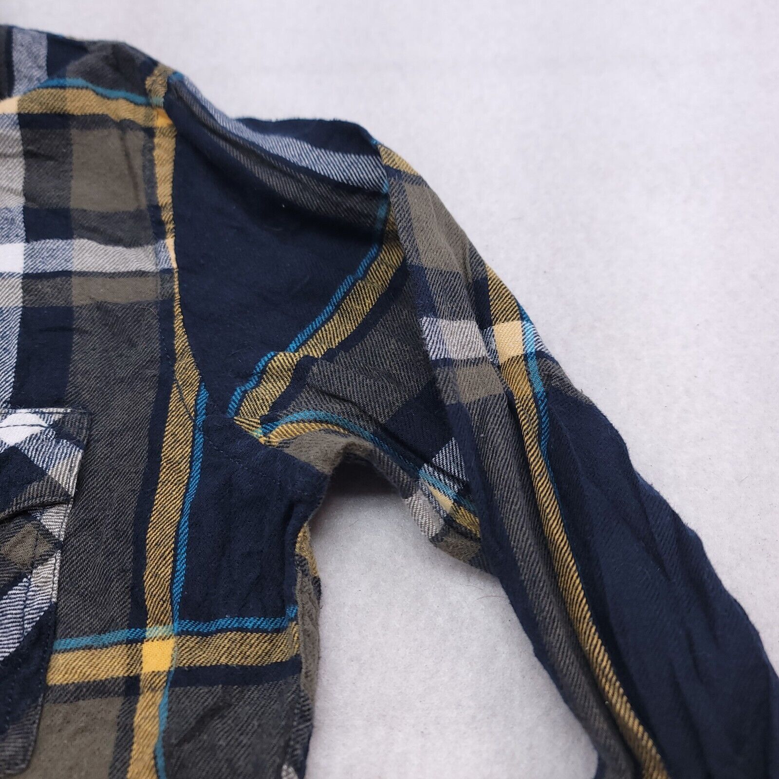 Mossimo Mossimo Madras Flannel Button Up Shirt Womens Size S Blue Size S / US 4 / IT 40 - 5 Thumbnail