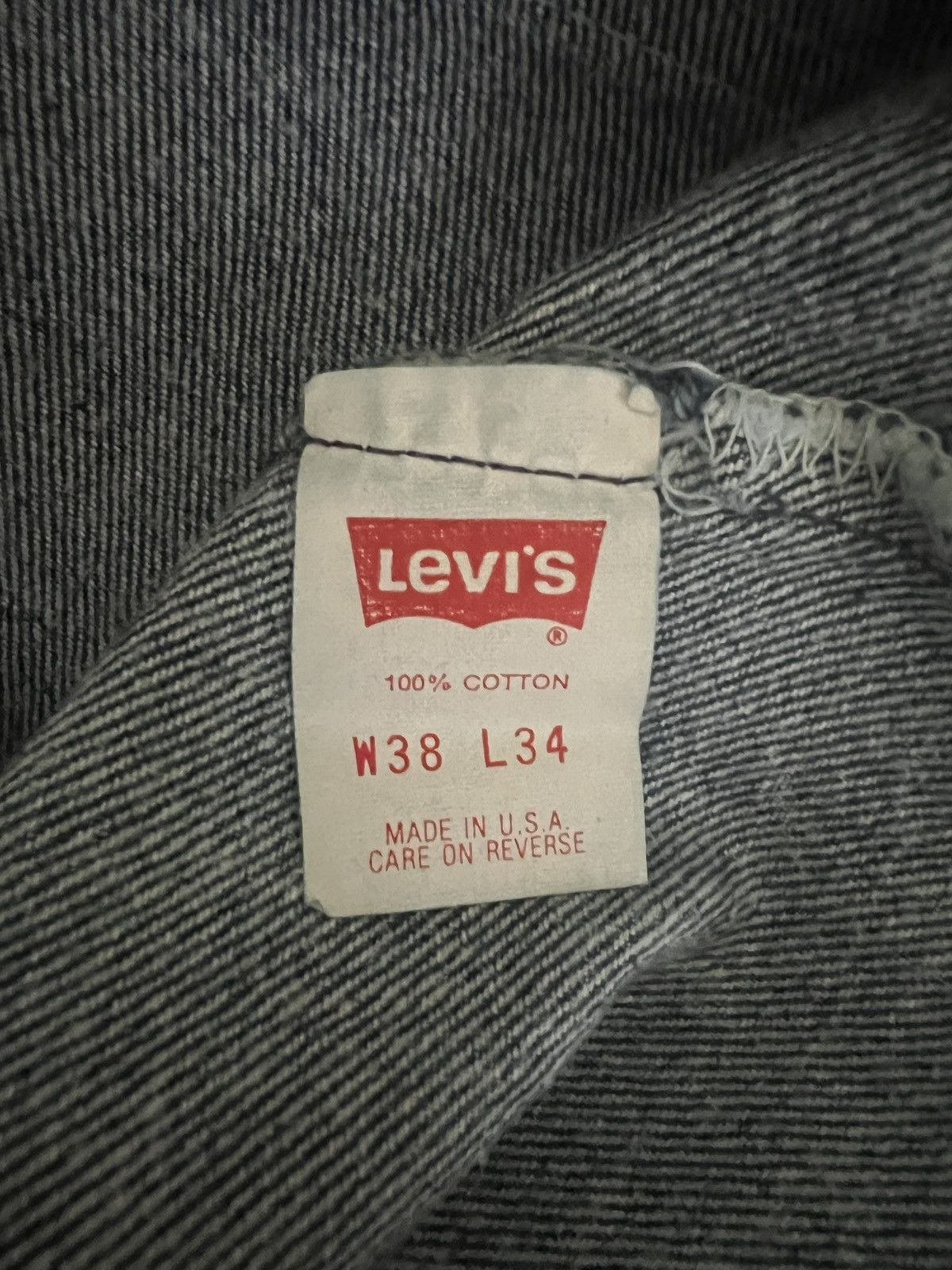 Levi's Levi’s 501 Stone Wash USA made W38 L34 Size US 38 / EU 54 - 4 Thumbnail