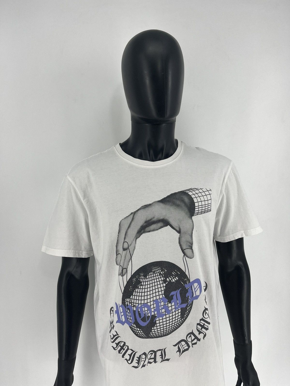 Criminal Damage × Vintage Vintage Criminal Damage London World Tour Streetwear Style Size US XL / EU 56 / 4 - 3 Thumbnail
