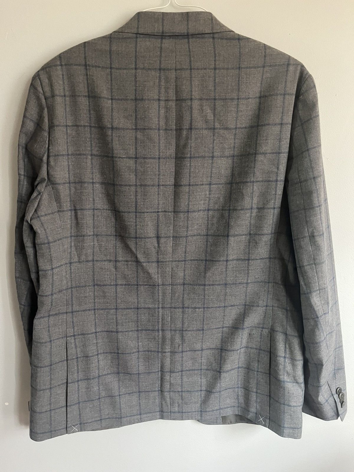 Michael Kors NWT Michael Kors grey-blue windowpane blazer Size 40R - 5 Thumbnail