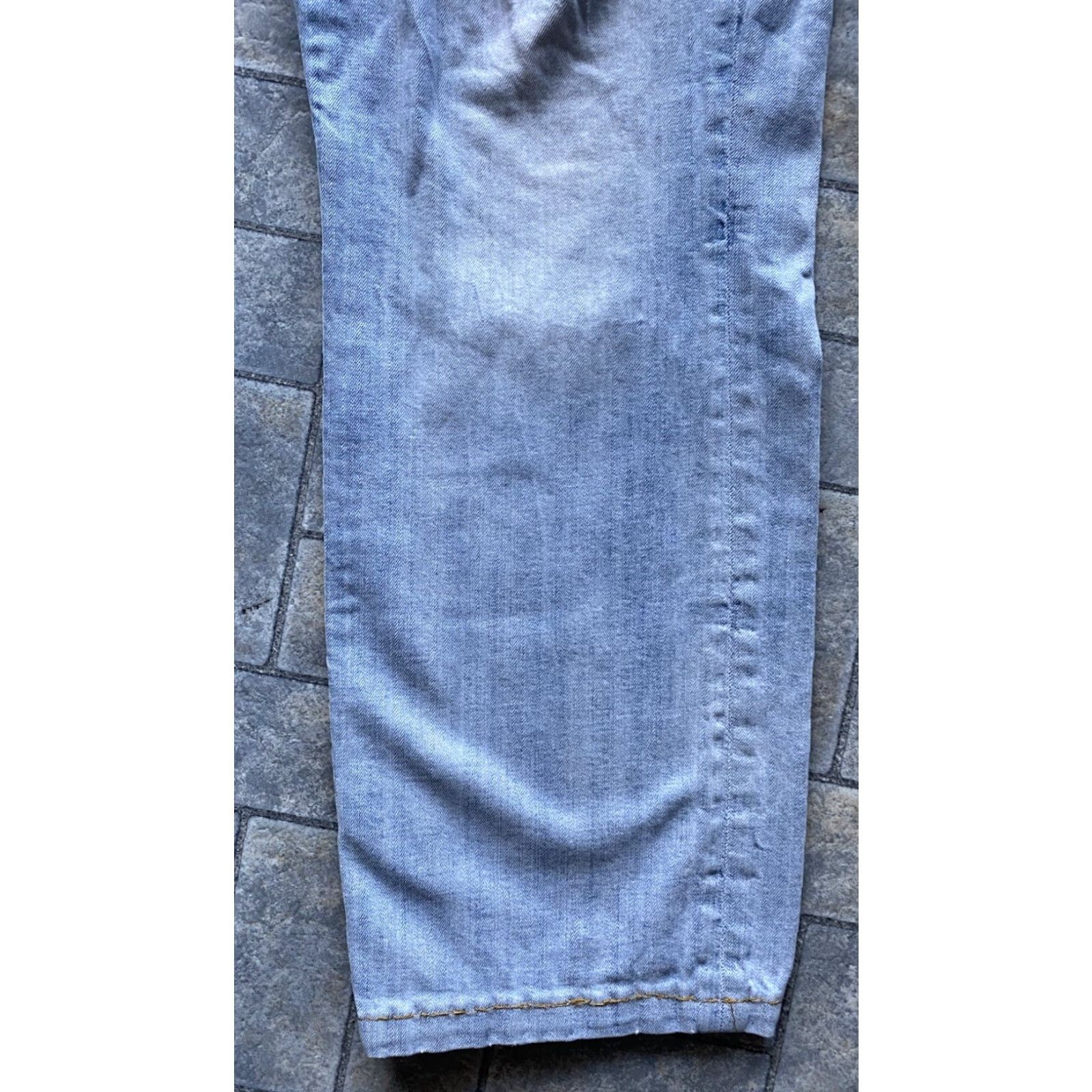 Vintage Rock Revival Jeans Straight Mens Size 44 Damaged Blue Jeans Mens Rock Revival Straight 44 Damaged Size US 44 / EU 60 - 3 Thumbnail