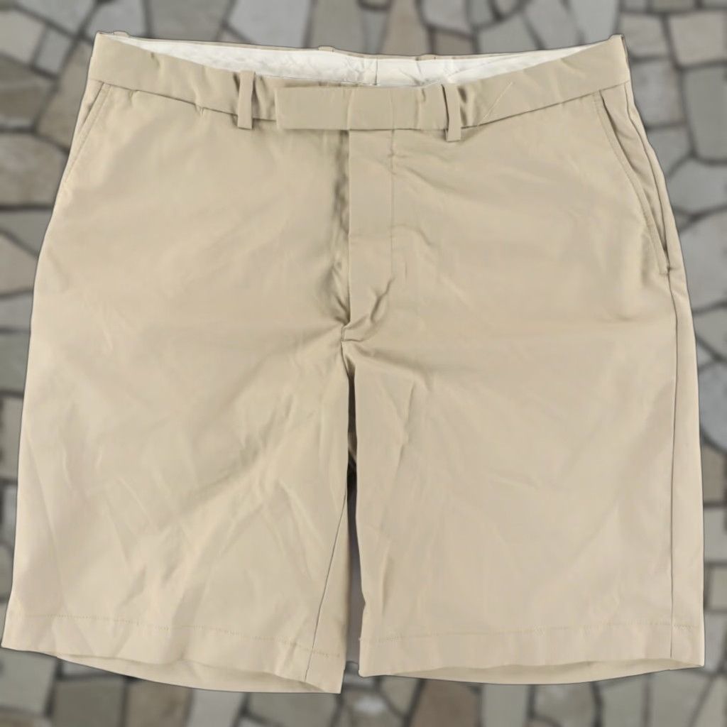RLX Ralph Lauren RLX Ralph Lauren Golf Shorts Khaki Men's 36 Polyester Microfiber Chino Regular Inseam 9in Button Front Mens Size US 36 / EU 52 - 1 Thumbnail