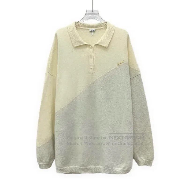 Loewe Loewe Color Block Logo Gold Label Wool Shawl Collar Single Size M / US 6-8 / IT 42-44 - 1 Thumbnail