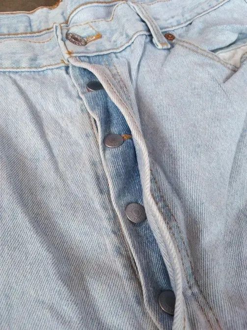 Levi's Vintage Levi's 501 Made In USA Faded Blue Jeans 38x30 Size US 38 / EU 54 - 5 Thumbnail