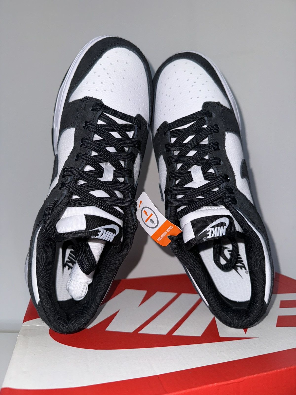 Nike Nike Dunk Low Retro Se Suede Panda 43 EU FQ8249-100 Size US 9.5 / EU 42-43 - 9 Thumbnail