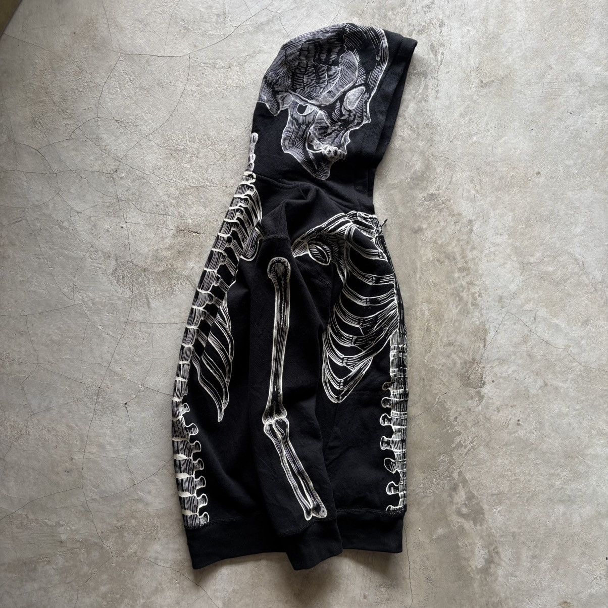 If Six Was Nine × Japanese Brand × Le Grande Bleu (L.G.B.) Gapkids Halloween Skeleton Punk Style Hoodie Size US S / EU 44-46 / 1 - 3 Thumbnail
