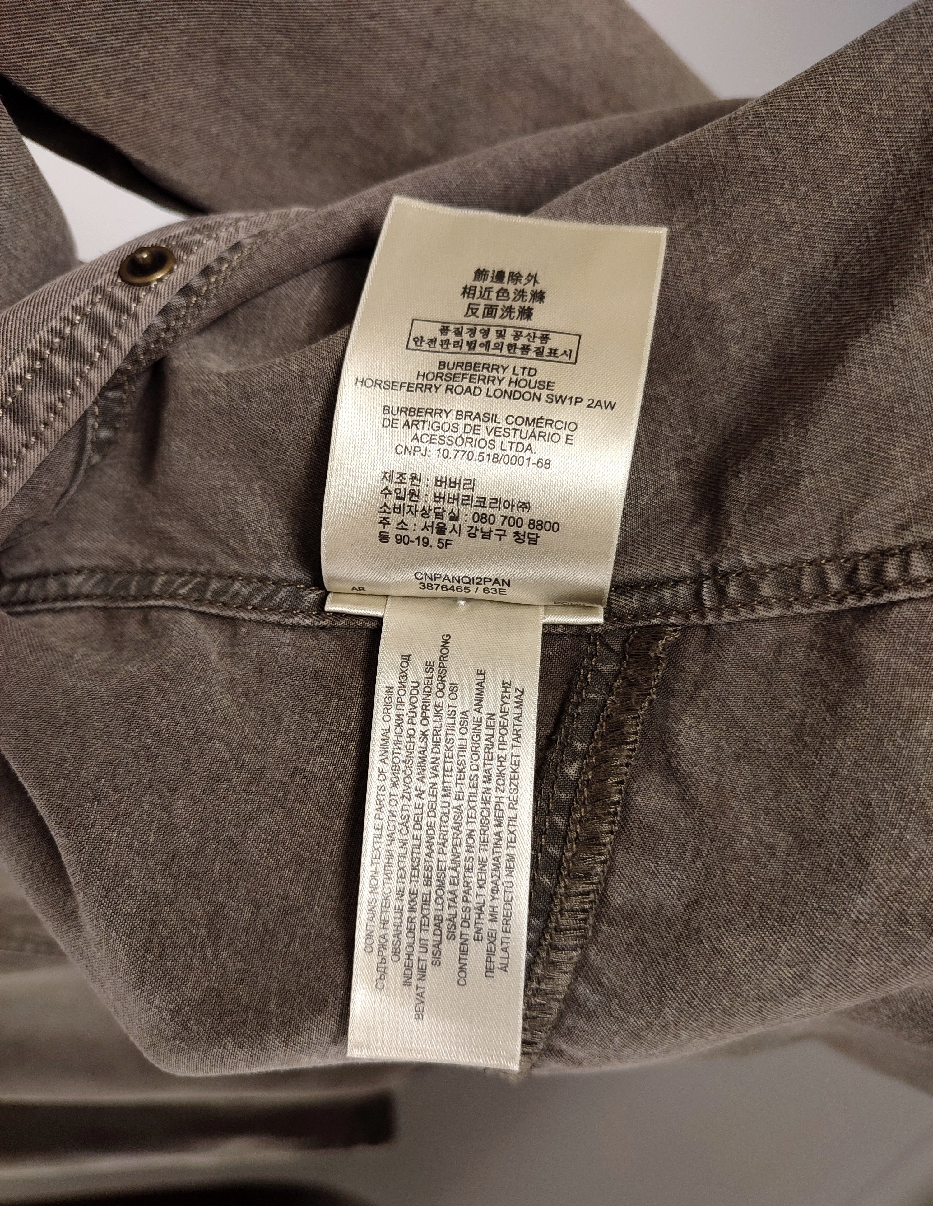 Burberry Burberry Viscose Shirt Size L / US 10 / IT 46 - 13 Thumbnail