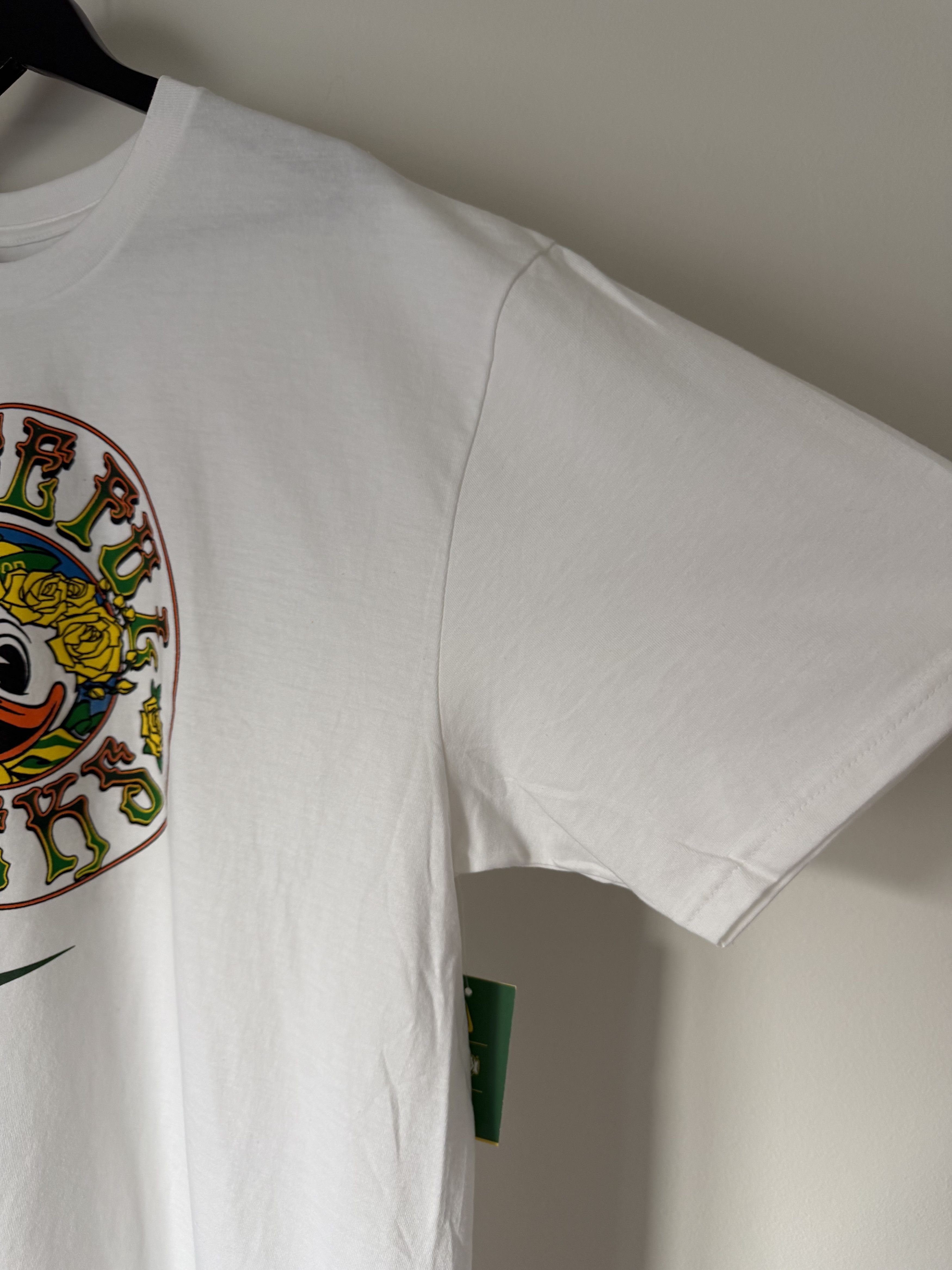Nike Nike Class Trip Grateful Dead Ducks and Roses Tee in White Size US XL / EU 56 / 4 - 3 Thumbnail