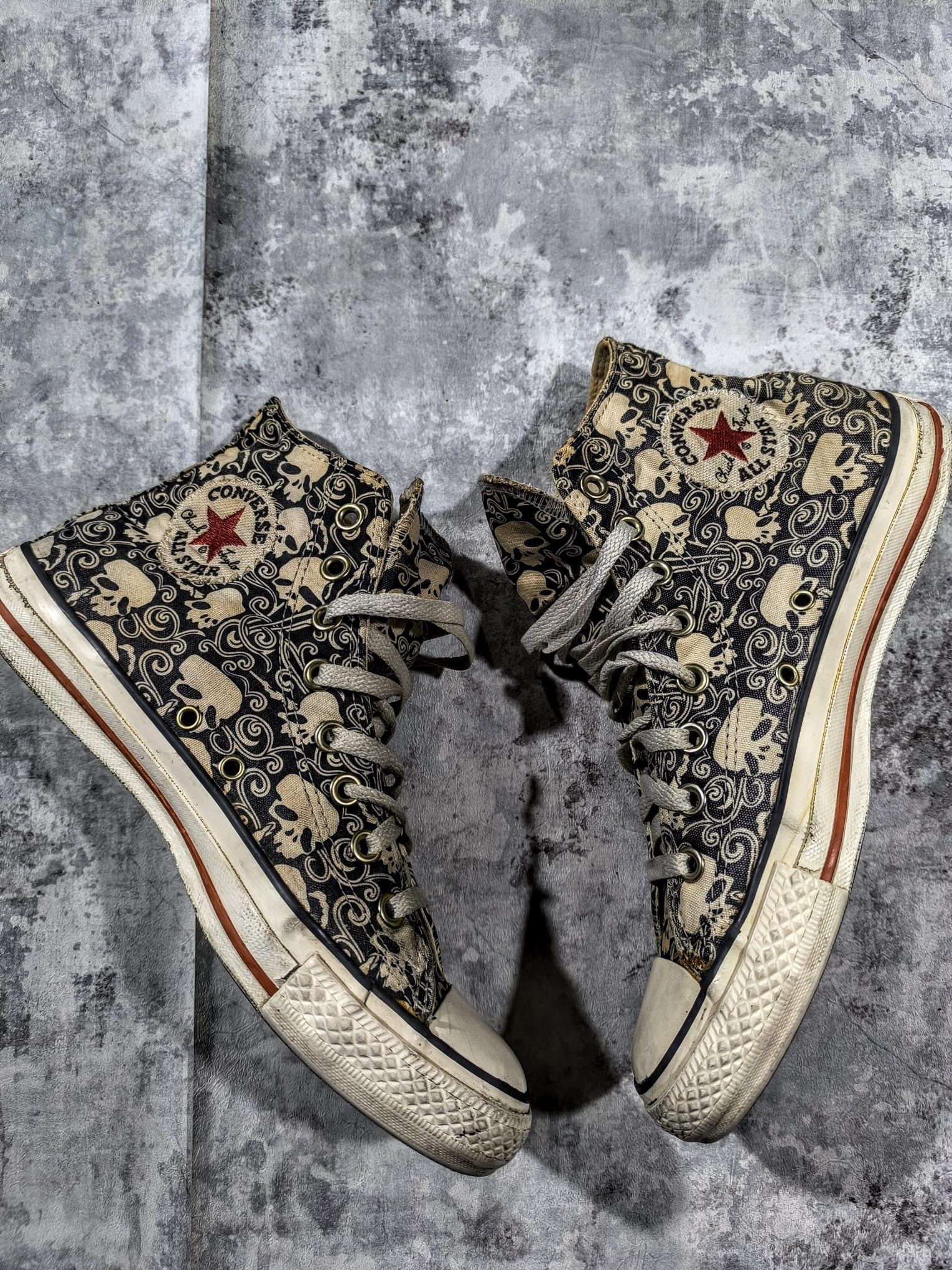 Hysteric Glamour Insane Skater Converse Skull Distressed Trashed Sneakers Size US 8.5 / EU 41-42 - 13 Thumbnail