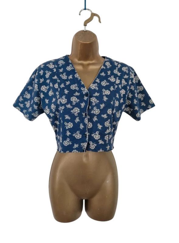 Vintage Vintage cropped shirt S/M Size S / US 4 / IT 40 - 1 Thumbnail