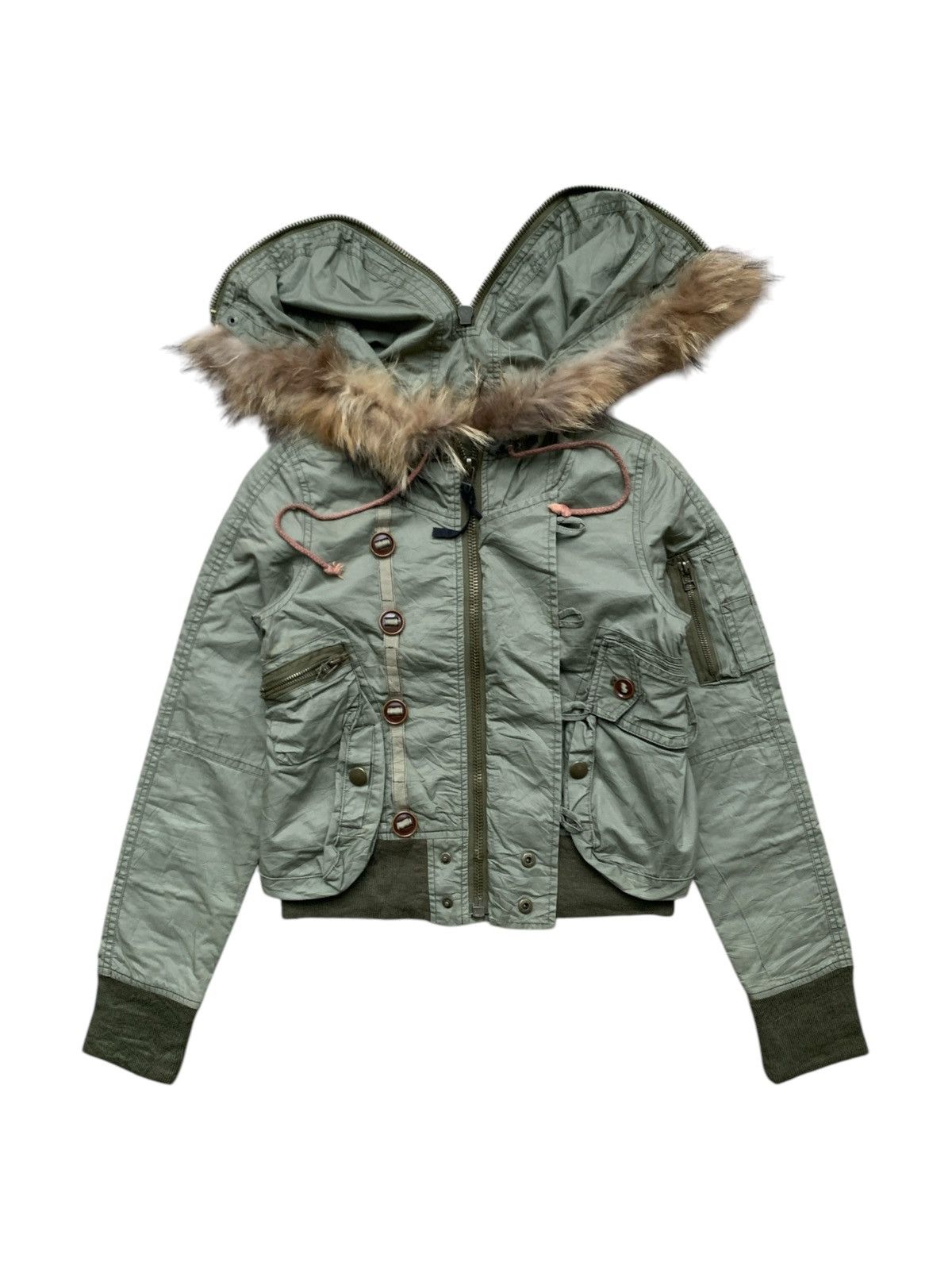 Other RACCOON FUR N2B CARGO PILOT VKEI JACKET Size US S / EU 44-46 / 1 - 8 Thumbnail
