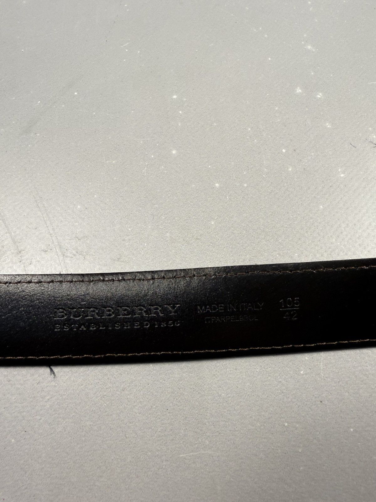 Burberry Burberry belt classic novachek leather iconic model size 105 Size ONE SIZE - 11 Thumbnail