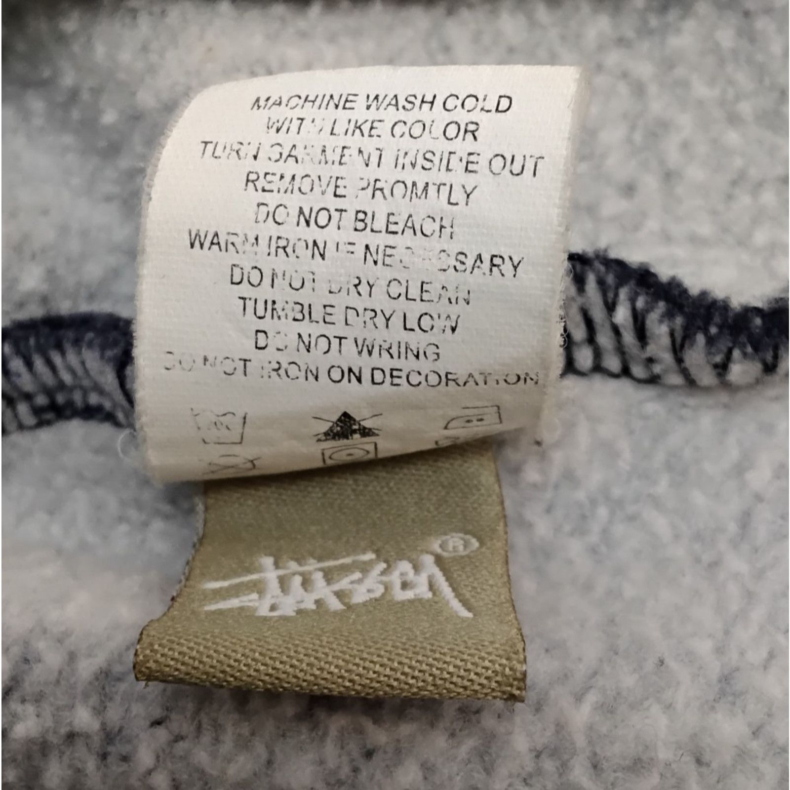 Stussy Stussy Varsity Jacket Men's XL Blue Terry Lining Minor Stain Size US XL / EU 56 / 4 - 13 Thumbnail