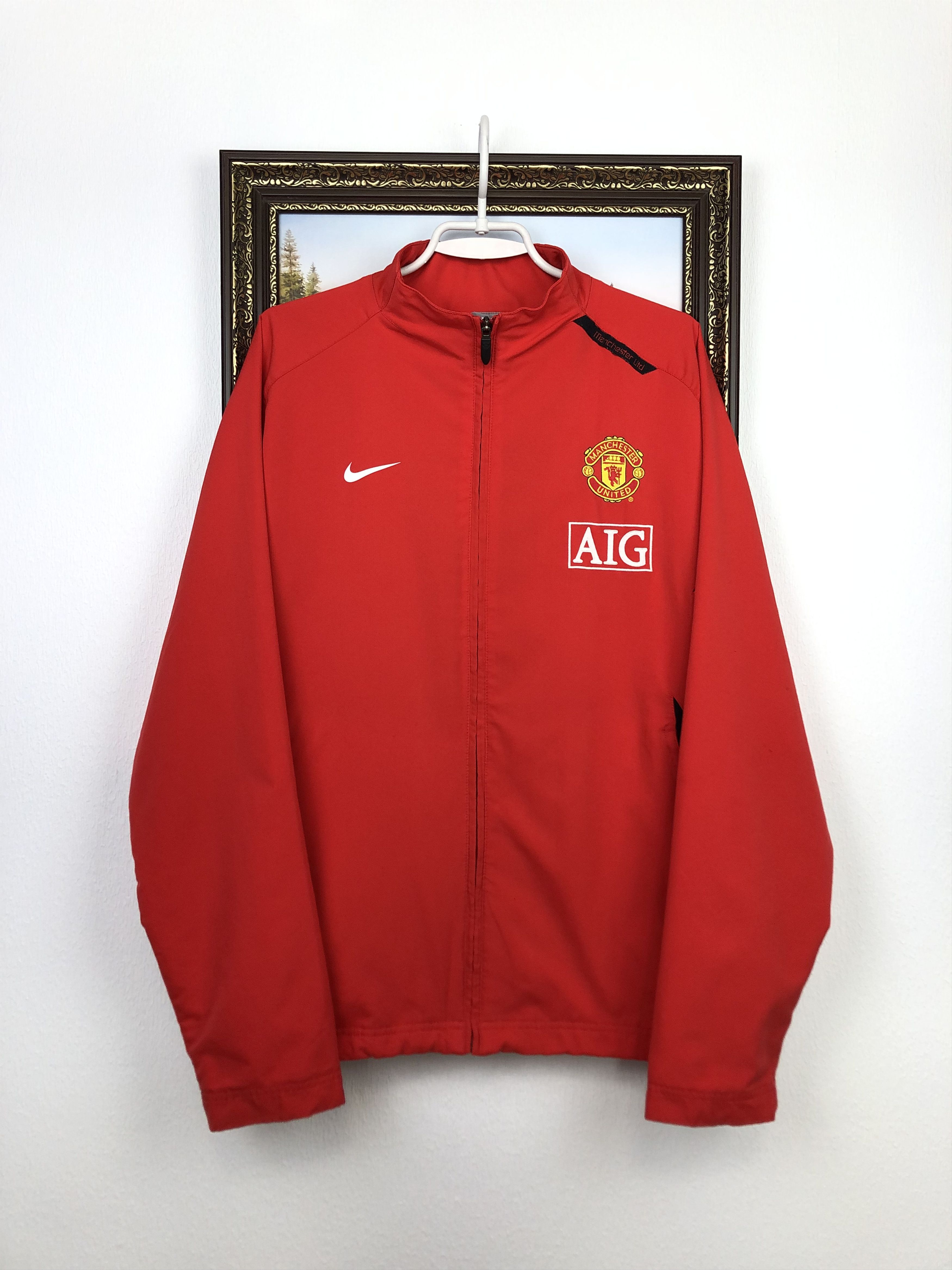 Nike Vintage Nike Manchester United Football Jacket Soccer Track Size US L / EU 52-54 / 3 - 1 Thumbnail