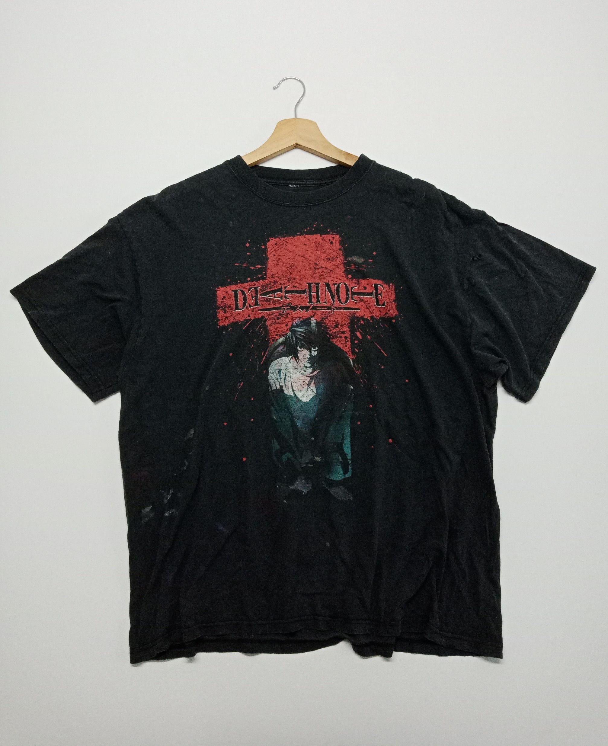 Anime Vintage Distressed Death Note #D Size US L / EU 52-54 / 3 - 1 Thumbnail