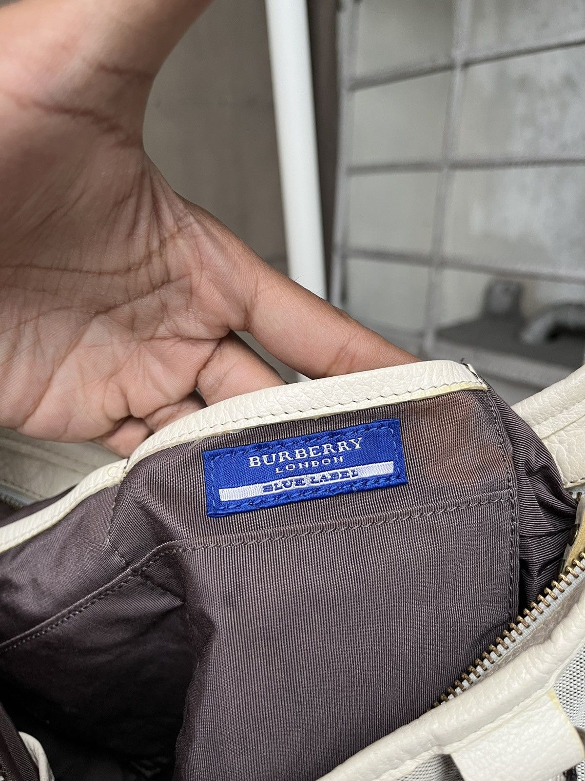 Burberry Burberry Blue Label Canvas 2-Way Shoulder Bag Size ONE SIZE - 14 Thumbnail