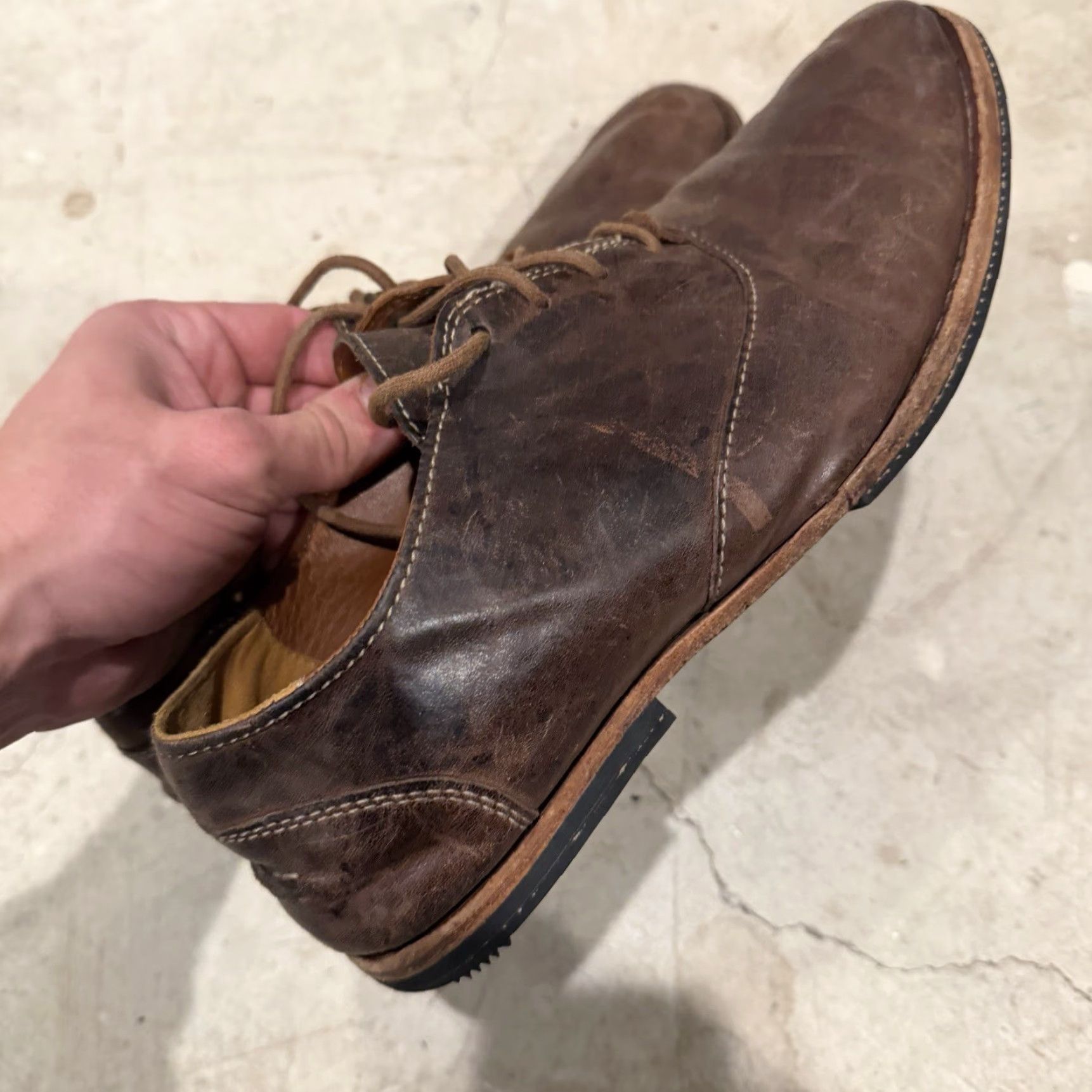 Timberland Timberland Bardstown Plain Toe Leather Oxfords Mens 9 Brown Oxford Shoes Size US 9 / EU 42 - 4 Thumbnail