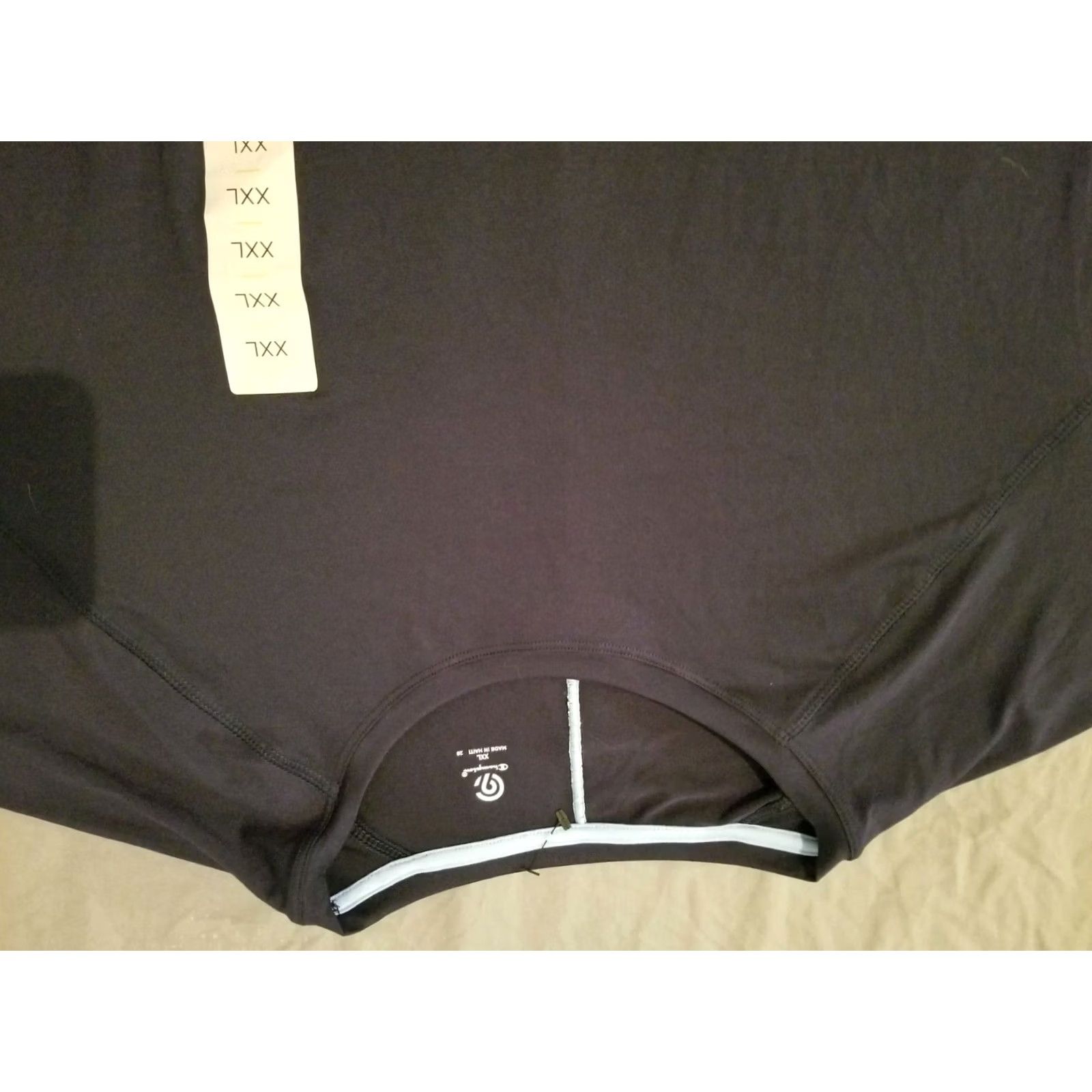 Champion Mens Champion Nike Shirt 2XL Navy Blue Athletic Gym Workout Long Sleeve Size US XXL / EU 58 / 5 - 2 Thumbnail