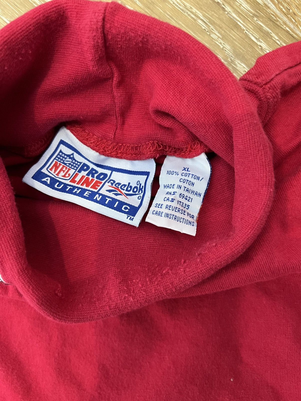 NFL Vintage reebok proline san francisco 49ers mock neck Size US XL / EU 56 / 4 - 3 Thumbnail