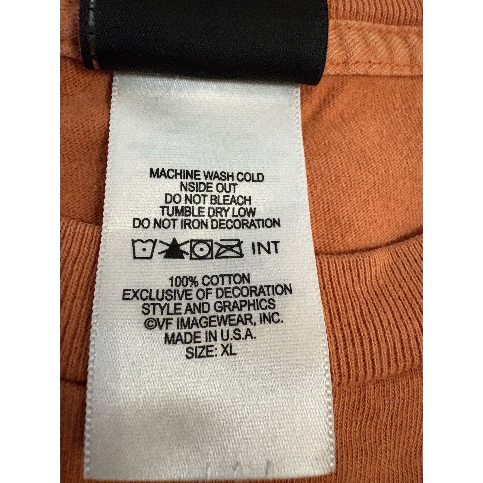 Harley Davidson VTG Y2k Harley-Davidson Men's Motor Cycles Orange XL T-shirt Size US XL / EU 56 / 4 - 6 Thumbnail