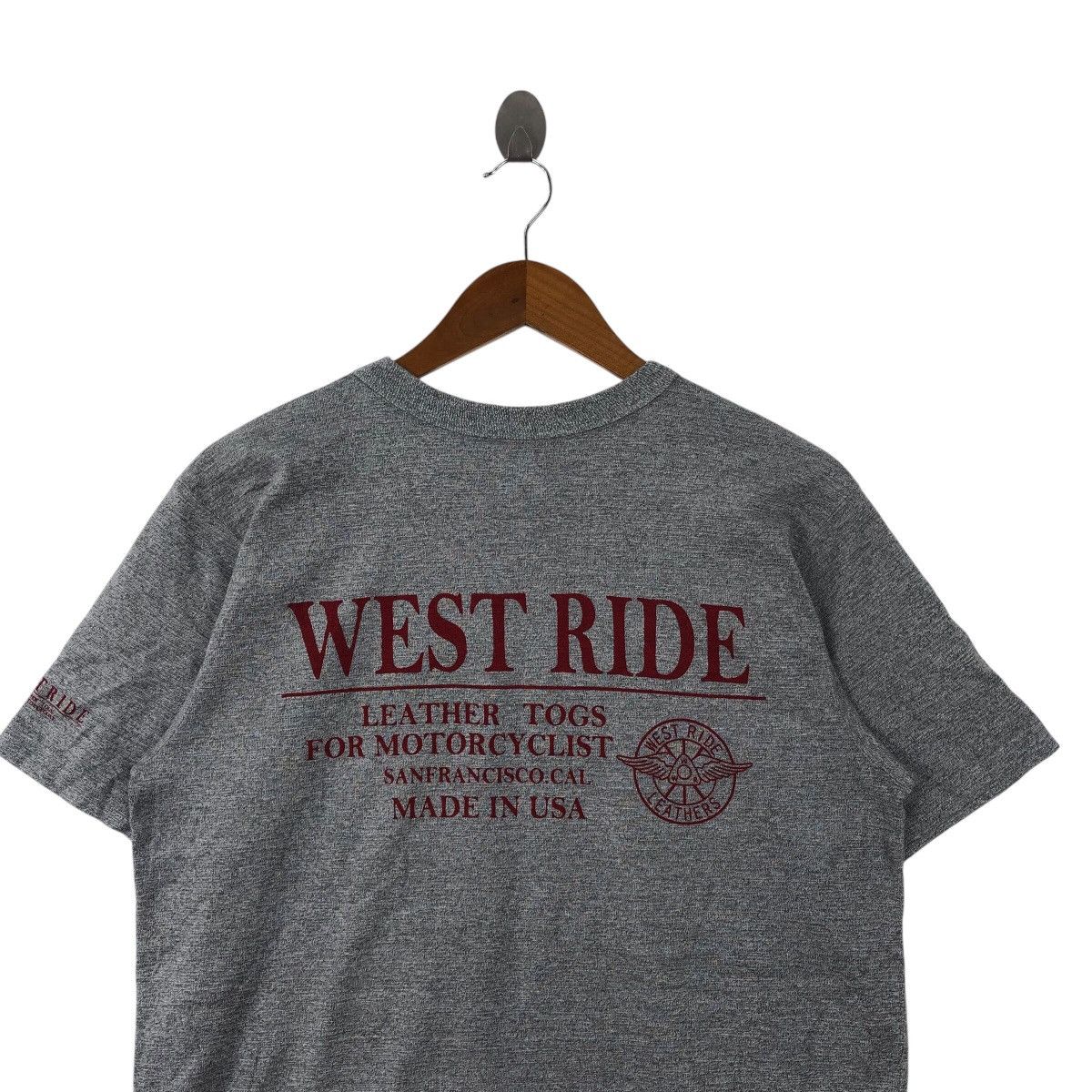 Japanese Brand × TOYS McCOY × The Real McCoy's Japanese Brand WEST RIDE MCCOY Motorcycle Made InUsa T-Shirt Size US M / EU 48-50 / 2 - 2 Thumbnail