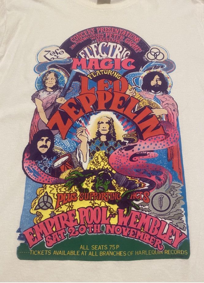 Led Zeppelin Led Zeppelin (electric magic) Shirt Size US XL / EU 56 / 4 - 2 Thumbnail