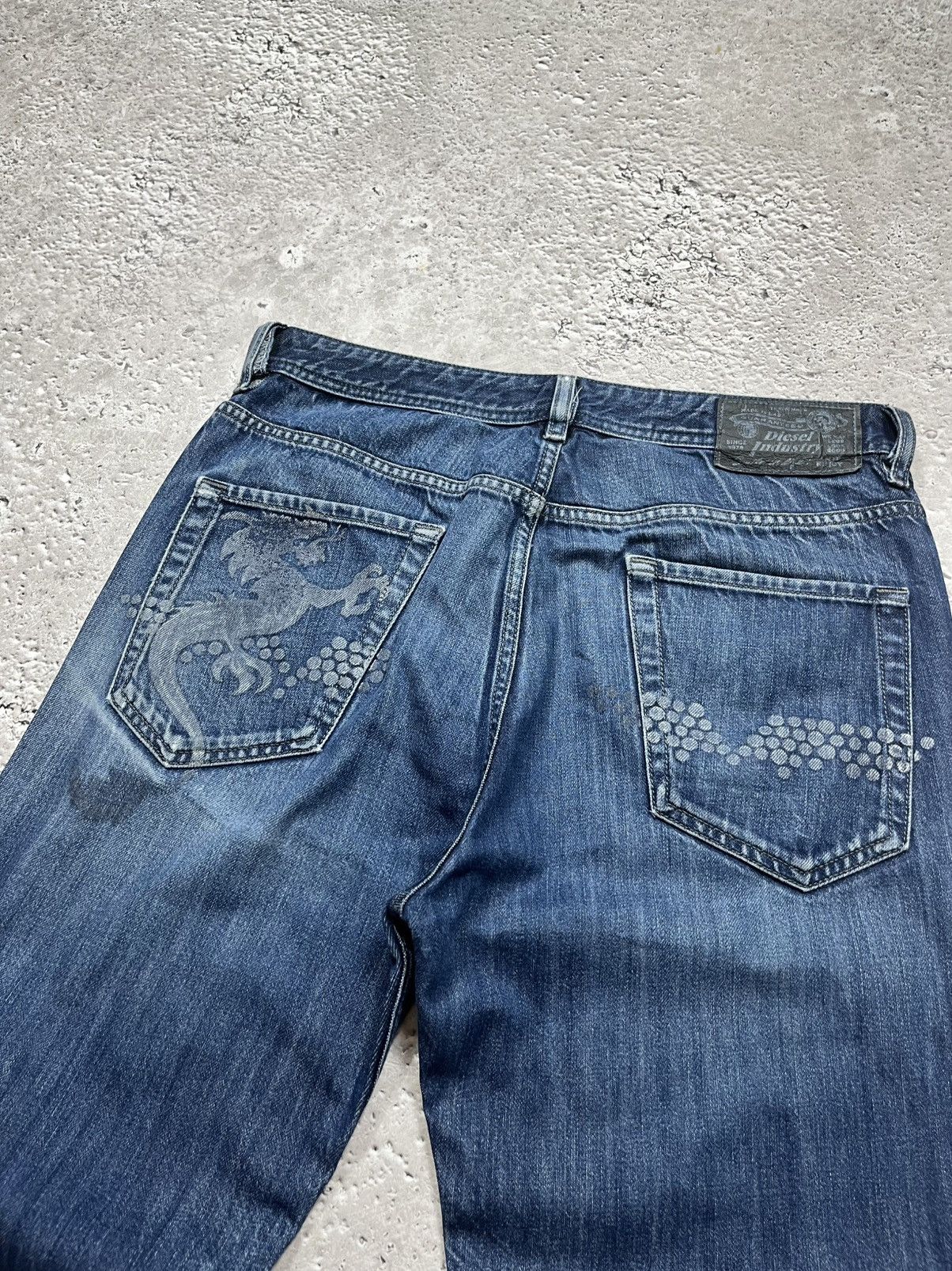Diesel Diesel Mejo Dragon Jeans W31 Made in Romania Vintage Size US 31 - 4 Thumbnail