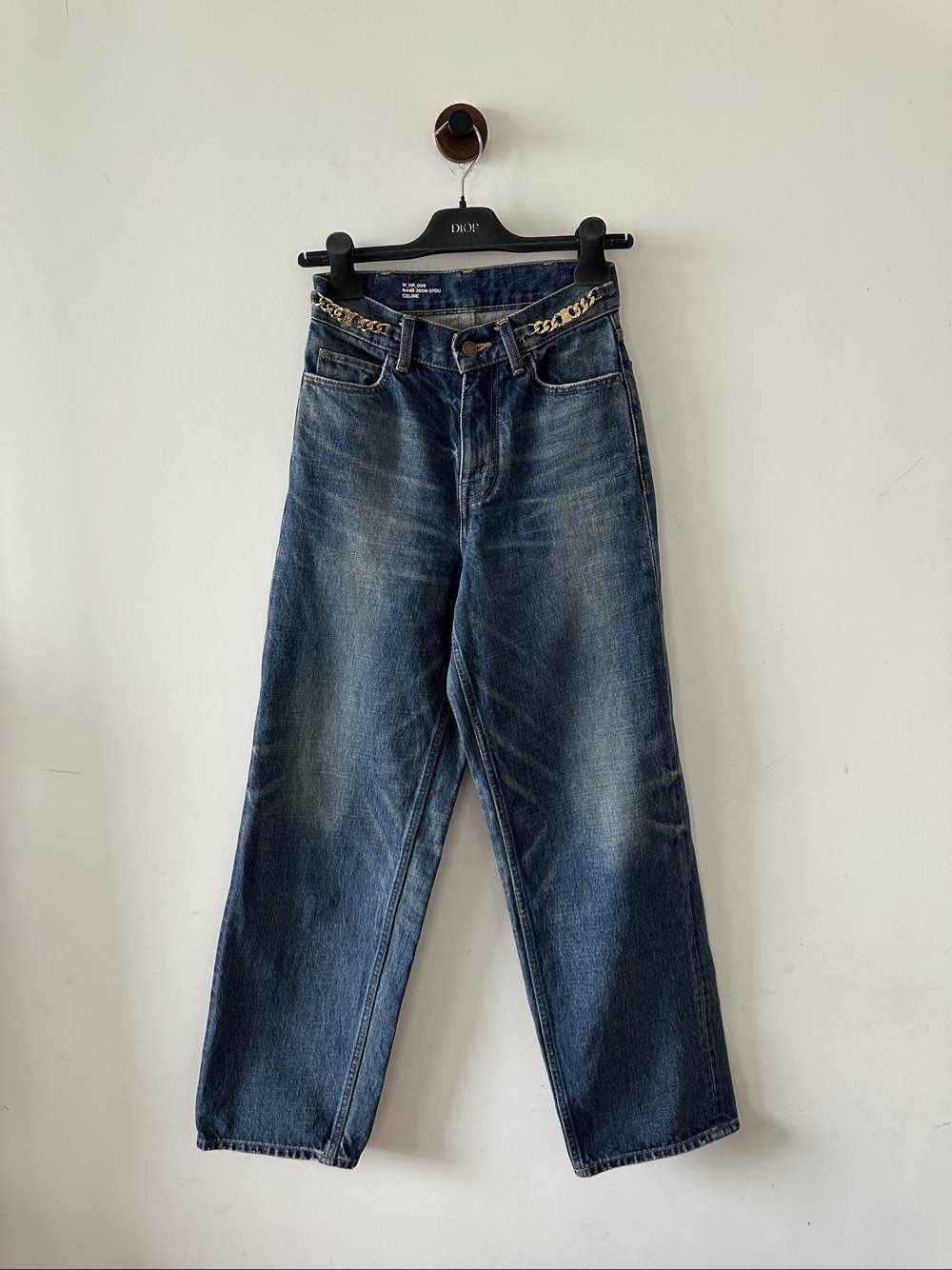 Celine Celine Chain Detail Jeans Size 24 Size 24" / US 00 / IT 34 - 1 Thumbnail