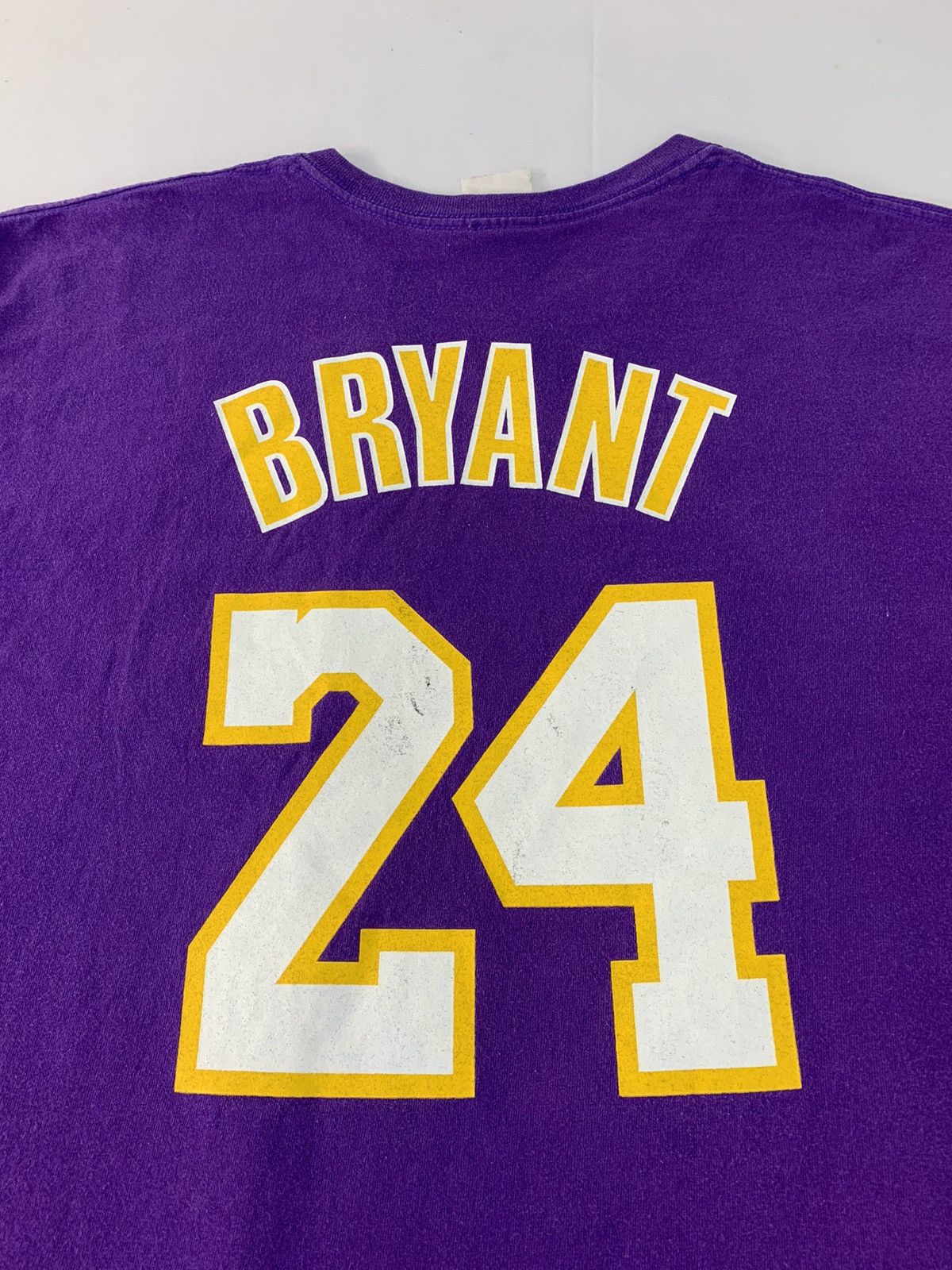 NBA Vintage Kobe Bryant 24 Los Angeles Lakers Big Logo Tee Size US L / EU 52-54 / 3 - 5 Thumbnail