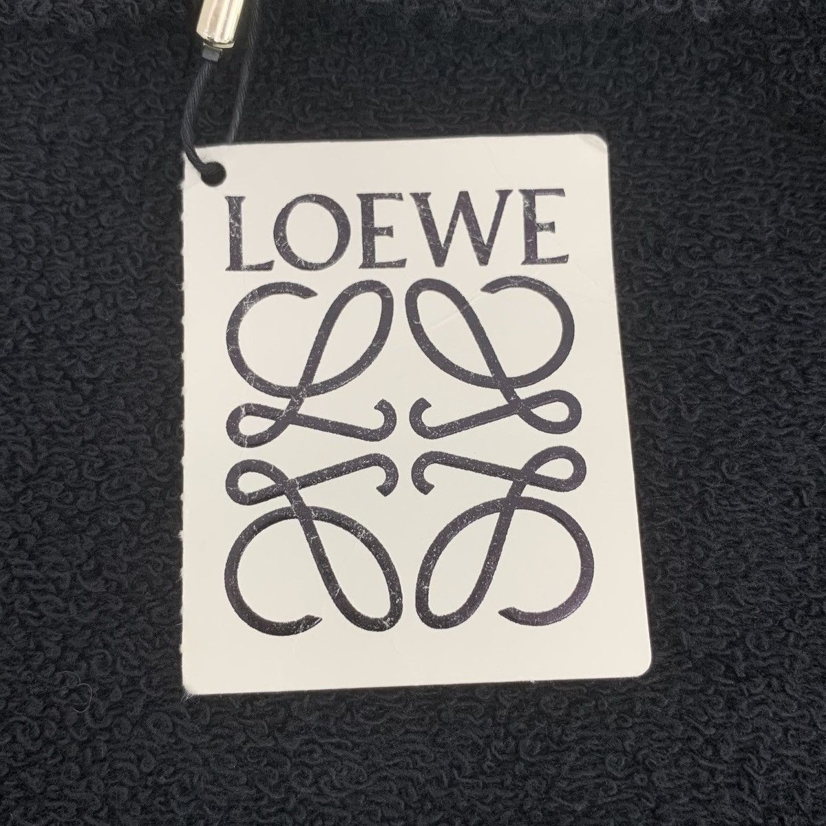 Loewe Loewe black cotton round-neck long-sleeve hoodie Size M / US 6-8 / IT 42-44 - 8 Thumbnail