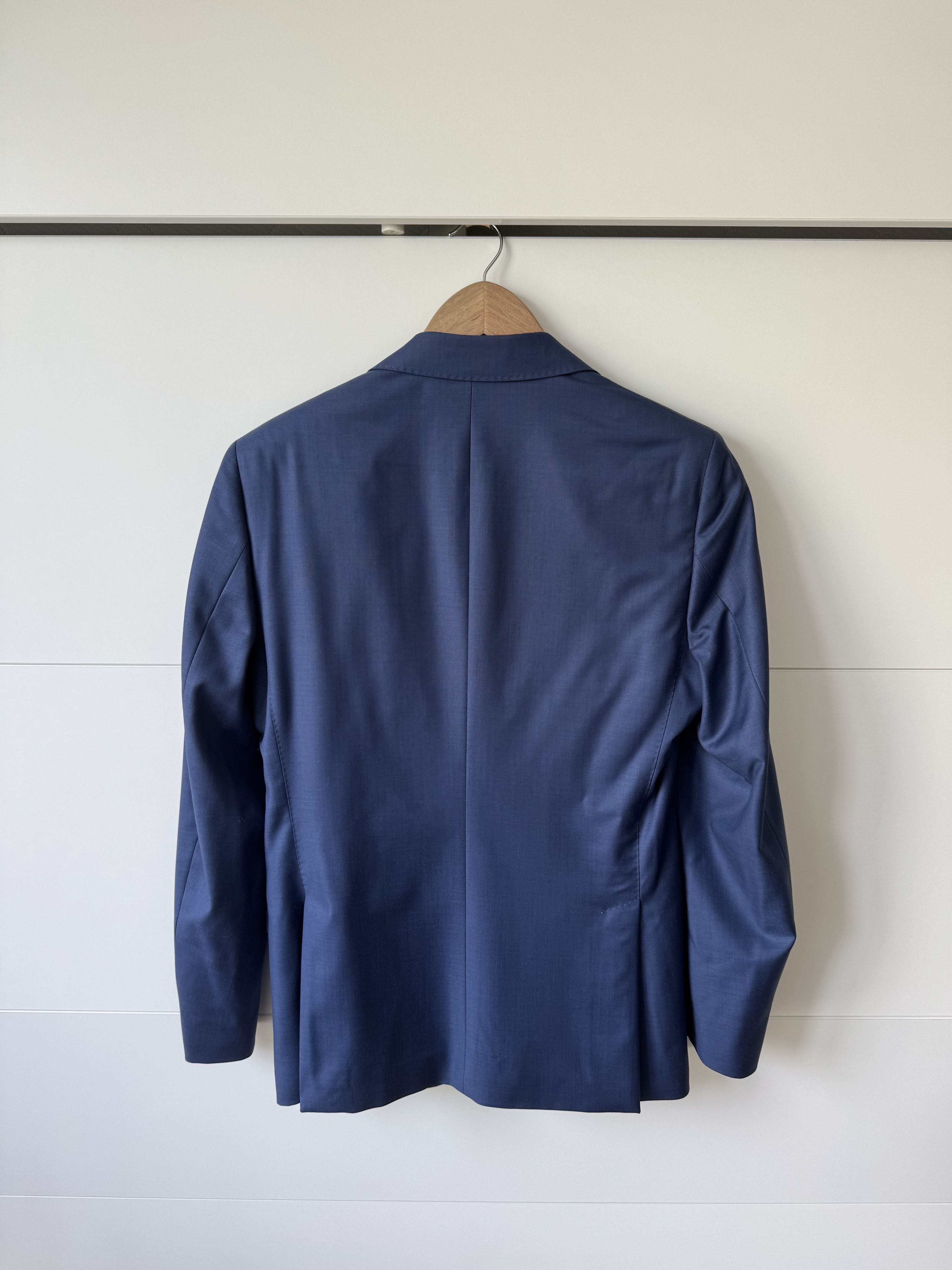 Massimo Dutti [46] 2040 Single Breasted Wool Blazer in Navy Size 46R - 6 Thumbnail