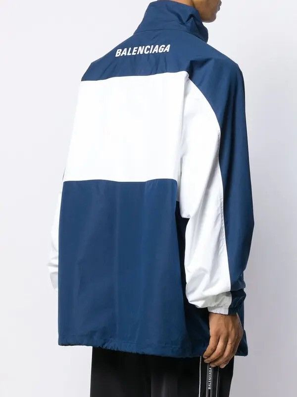 Balenciaga 🛎️Need gone🛎️ Balenciaga Blue White Zip-up Jacket Size US XL / EU 56 / 4 - 13 Thumbnail