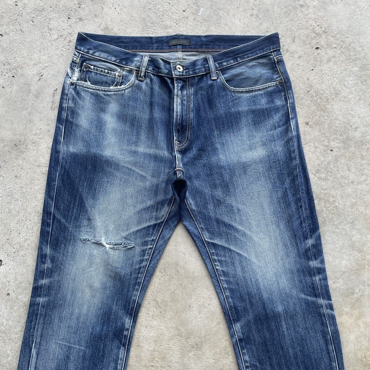 Japanese Brand W38 Vintage Japanese Jeans Faded Distressed Pants Denim Size US 38 / EU 54 - 3 Thumbnail