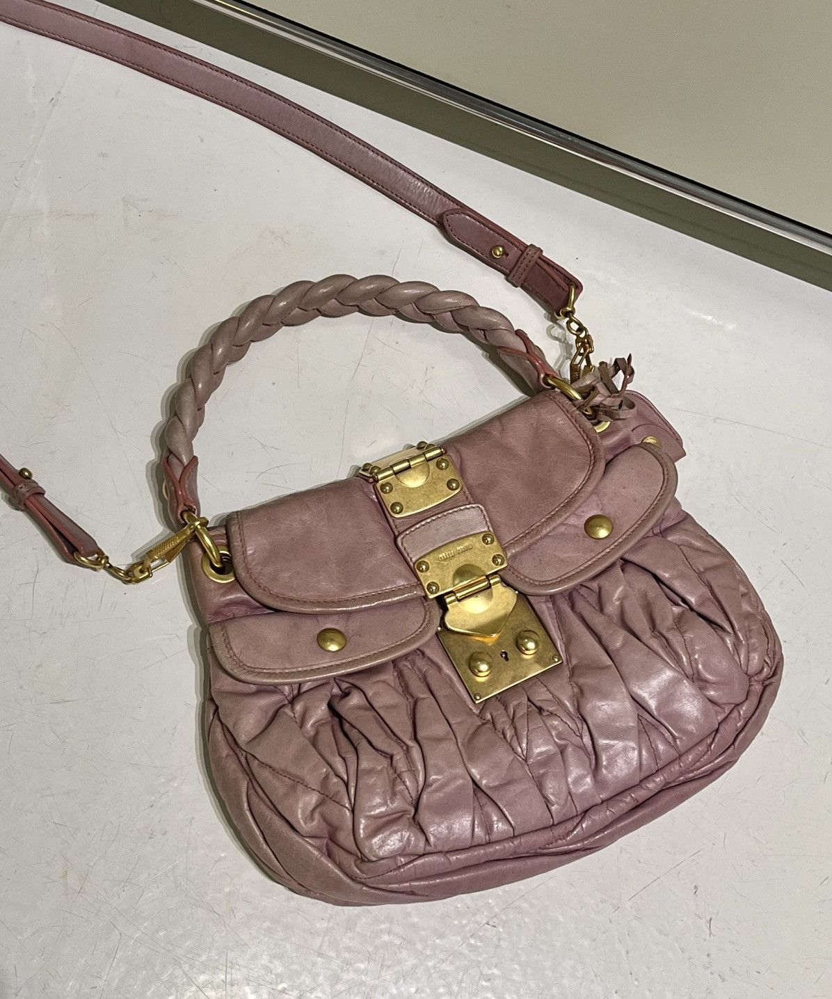 Miu Miu MIU MIU METALASSE BAG Size ONE SIZE - 2 Thumbnail