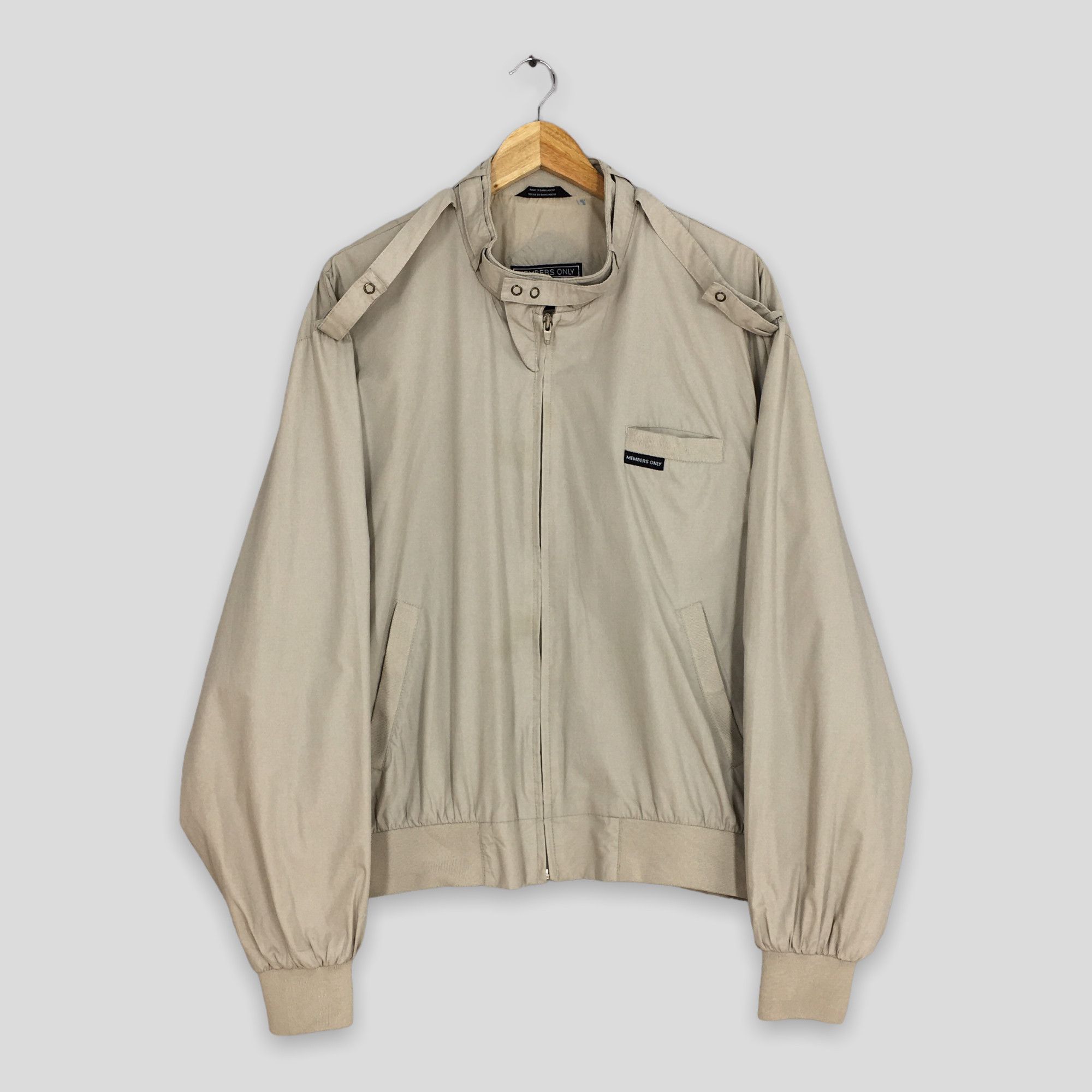 image of Members Only Beige Jacket Xlarge, Men's