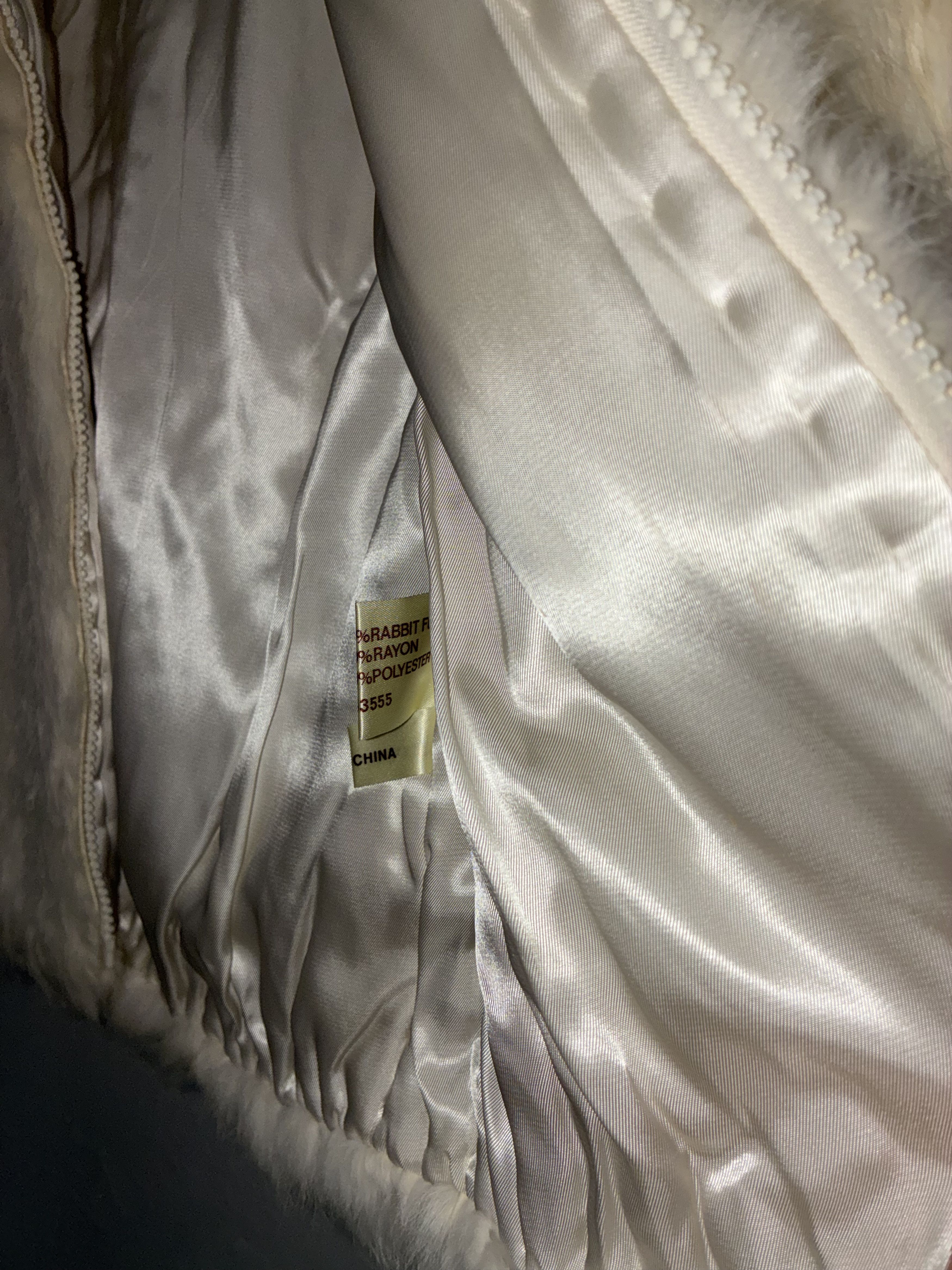 Other Caravelle NYC white rabbit fur coat Size M / US 6-8 / IT 42-44 - 5 Thumbnail
