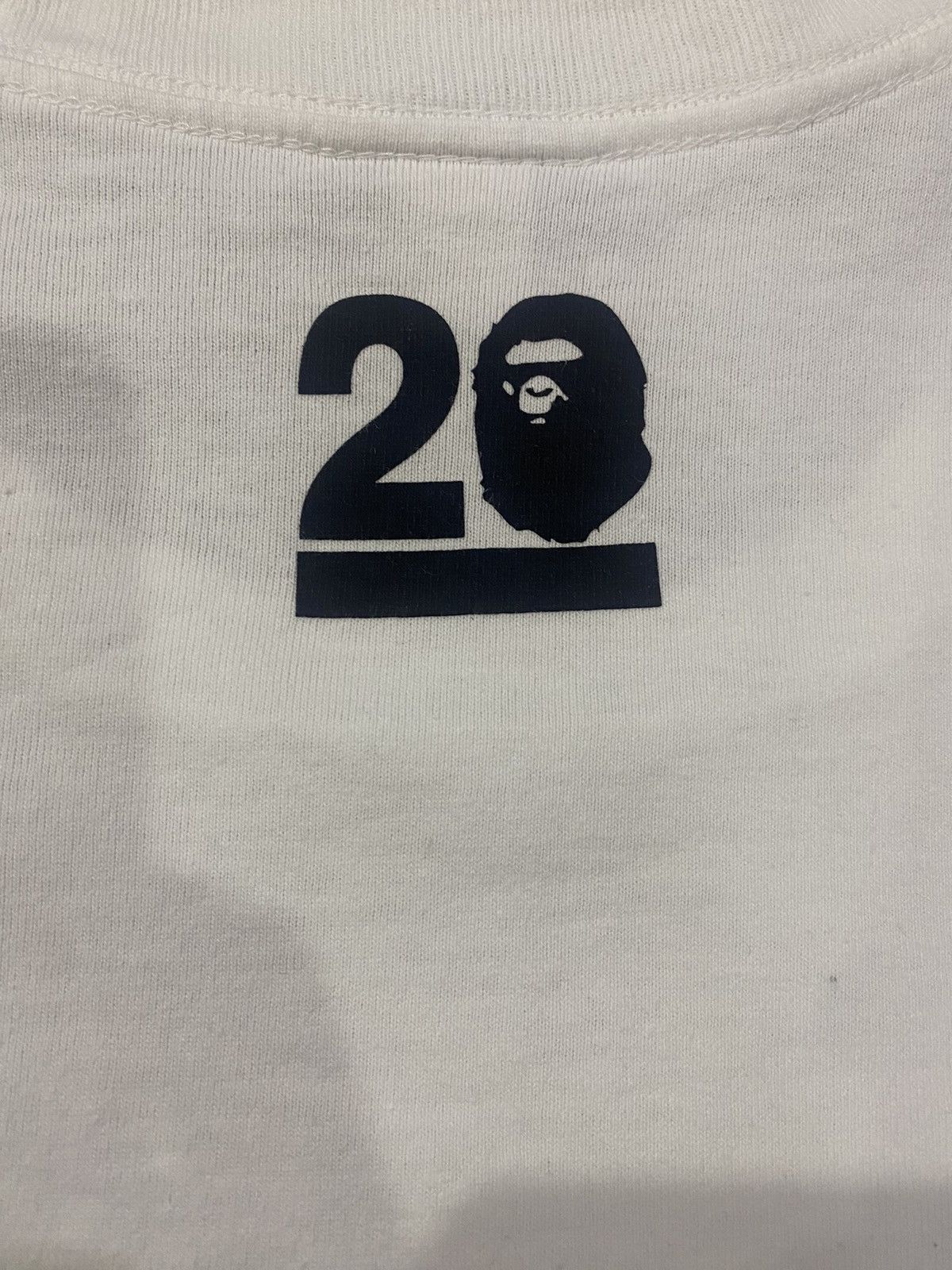 Bape × Nigo vintage a bathing ape 20th aniversary tshirt Size US L / EU 52-54 / 3 - 5 Thumbnail